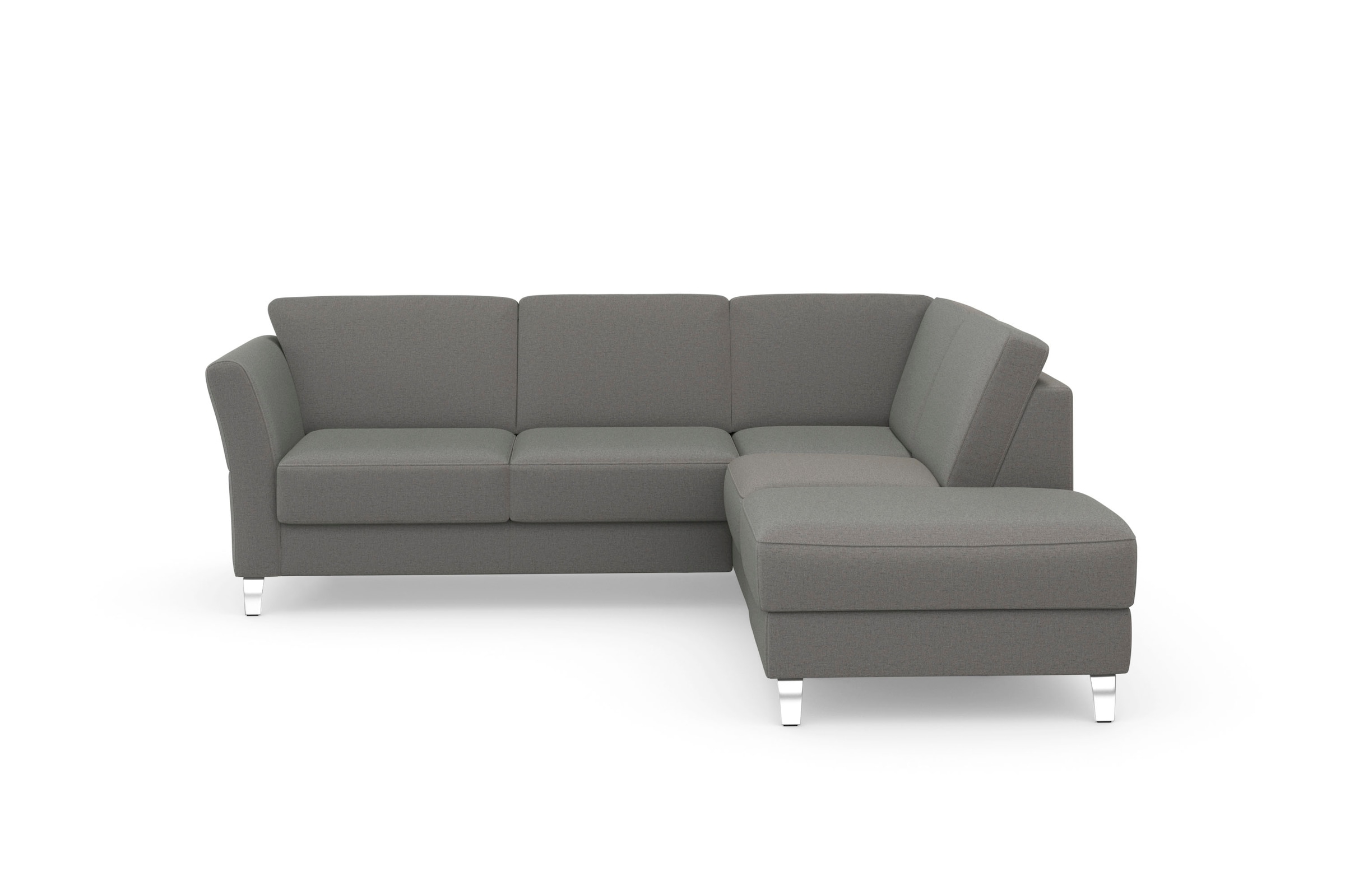 sit&more Ecksofa »Visby L-Form«, Wahlweise mit Bettfunktion und Stauraum, f günstig online kaufen