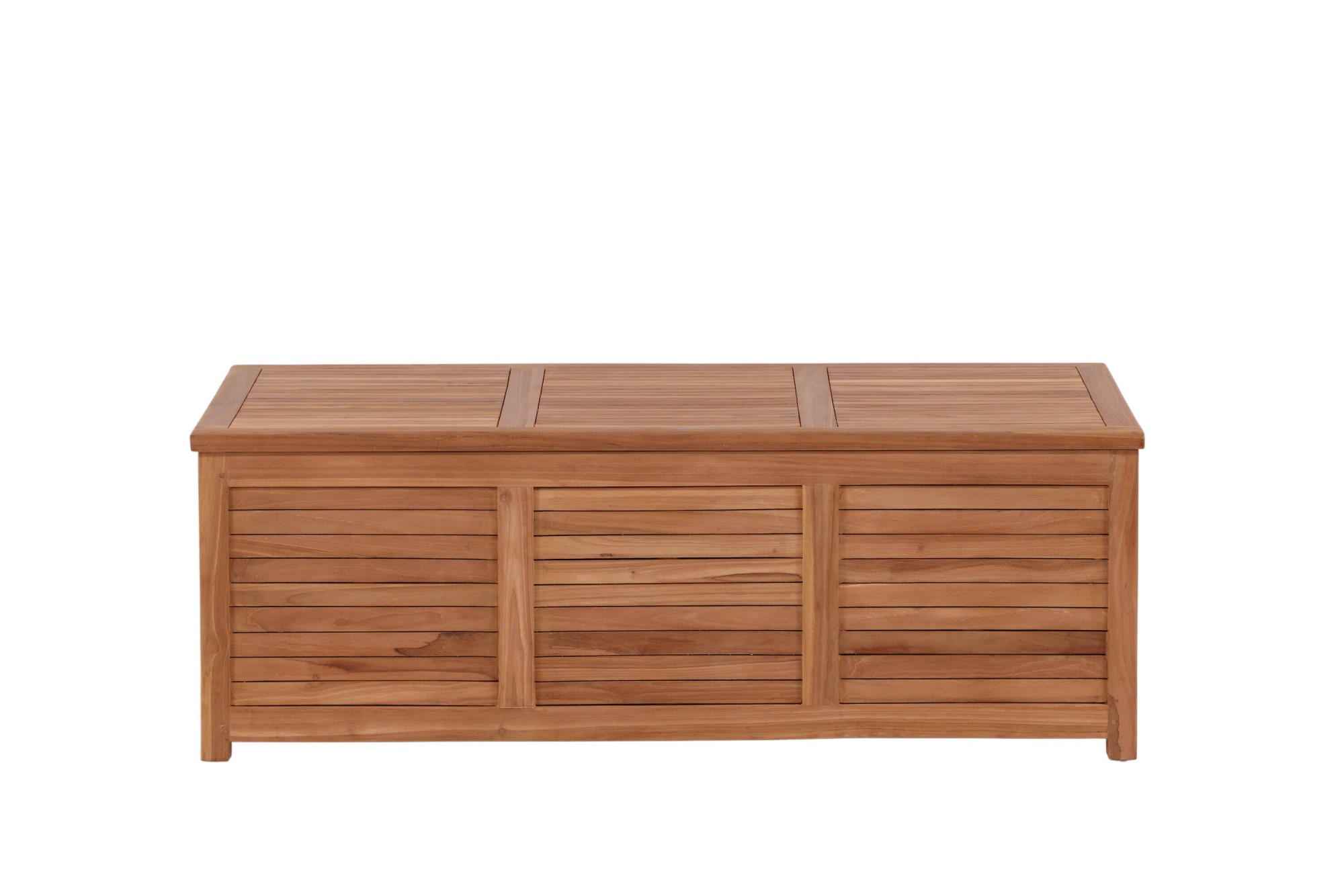 Venture Home Truhe »Trento, Teakholz-Kissenbox, belastbar bis 150 kg« Aufbewahrungsbox, Edelholz natur, witterungsbeständig, sitzfähig