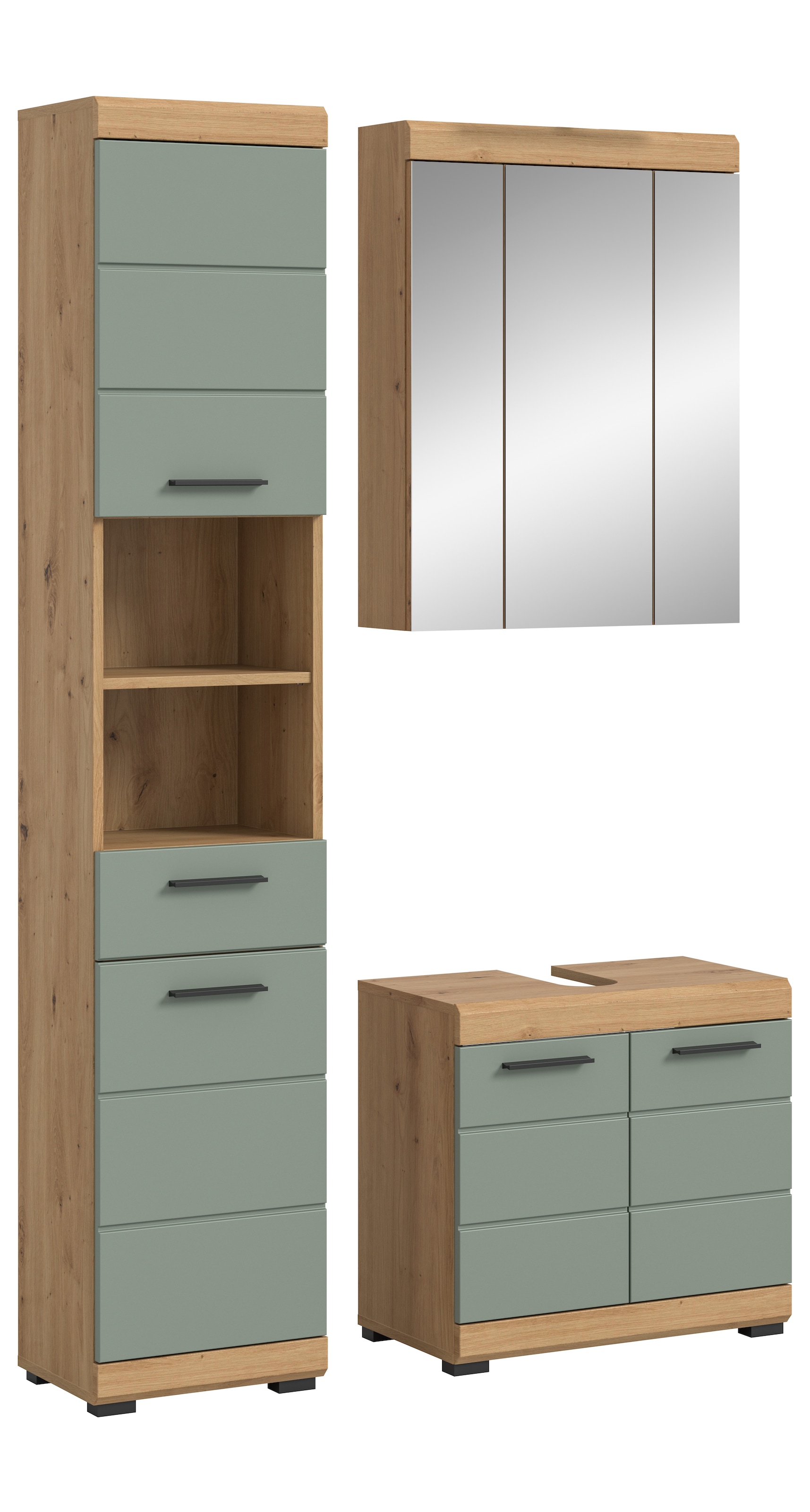 INOSIGN Badmöbel-Set »Siena, 3 teilig, bestehend aus:« Set, TOPSELLER!, 3 S günstig online kaufen