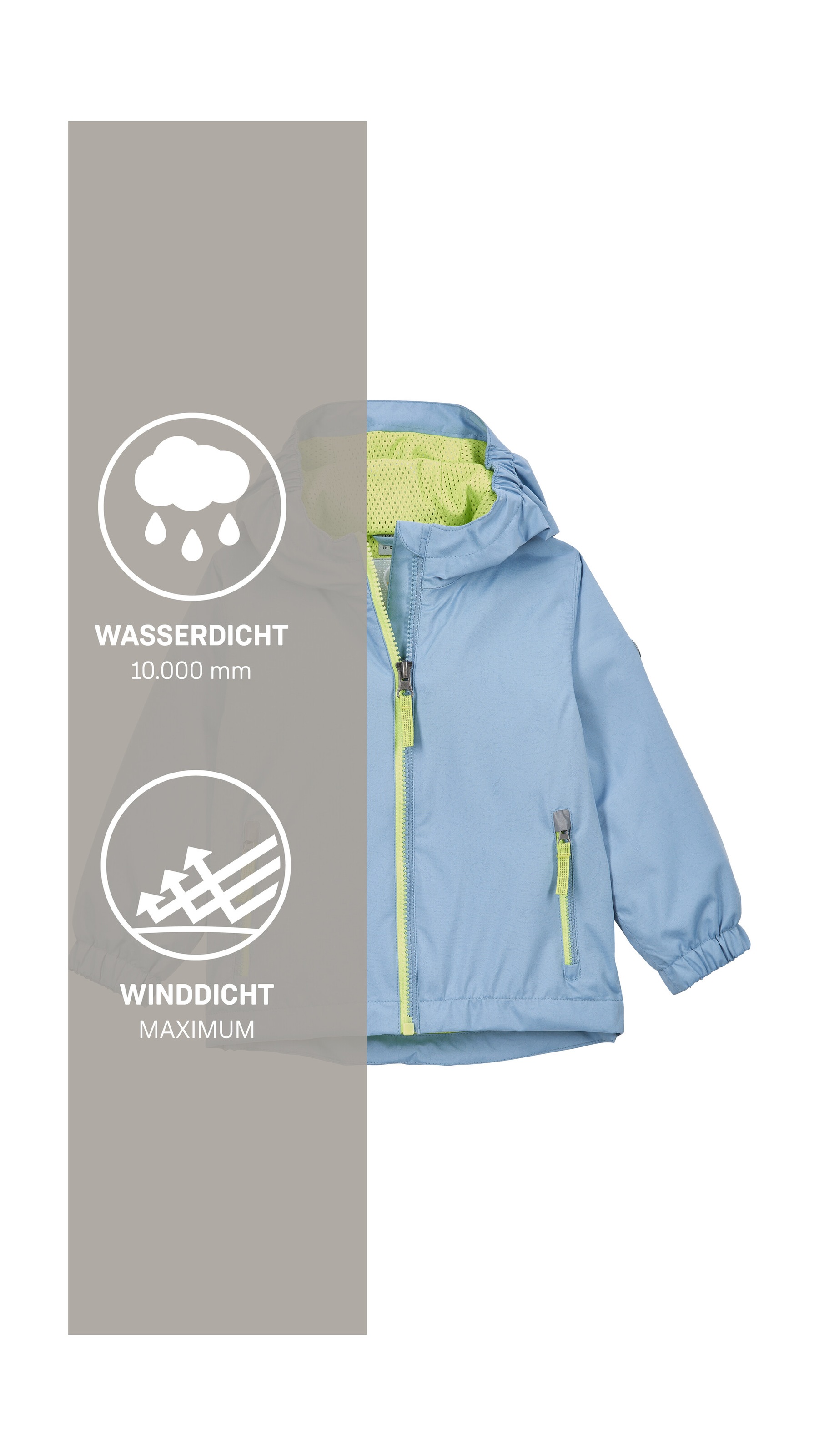 first instinct by killtec Funktionsjacke »FIOS 26 MNS JCKT« Magic Print Funktionsjacke, wasserdicht, verlängerbare Ärmel