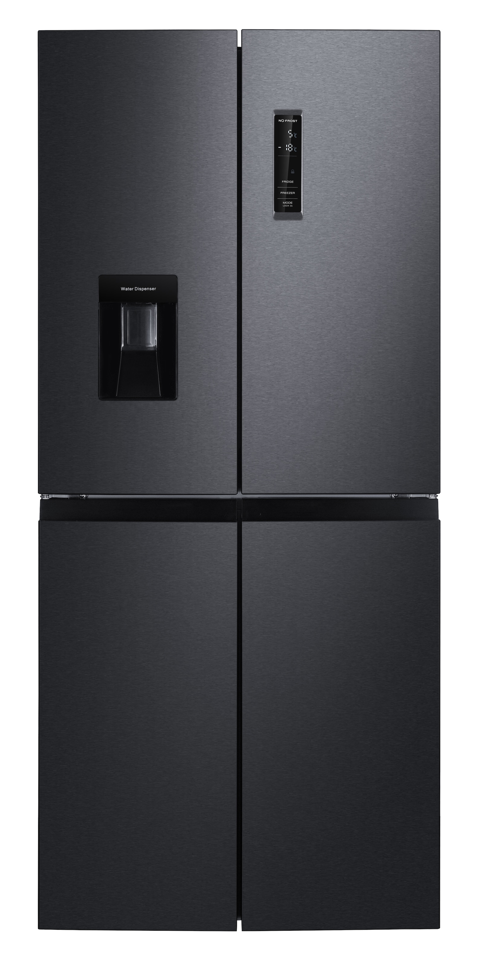 Hanseatic Multi Door »HCDC18080CWDBI«, NoFrost, Wasserspender, Display