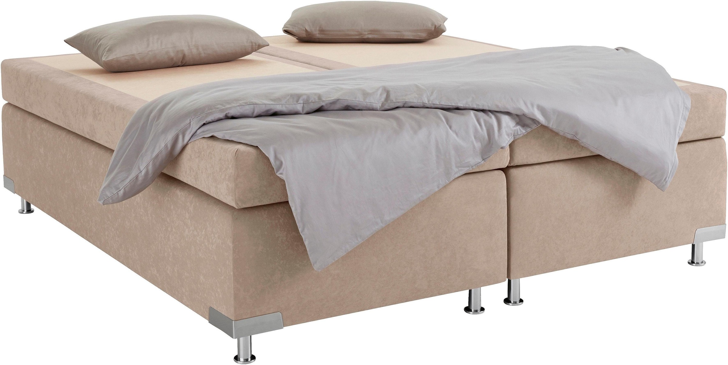 Westfalia Schlafkomfort Boxspringbett "Holland" ohne Kopfteil, frei im Raum günstig online kaufen