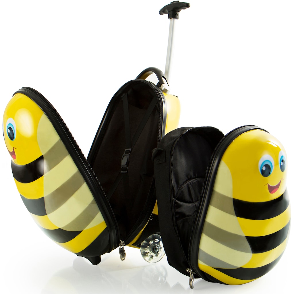 Heys Kinderkoffer »Travel Tots, 46 cm, Hummel«, (Set, 2 St.), 2 Rollen