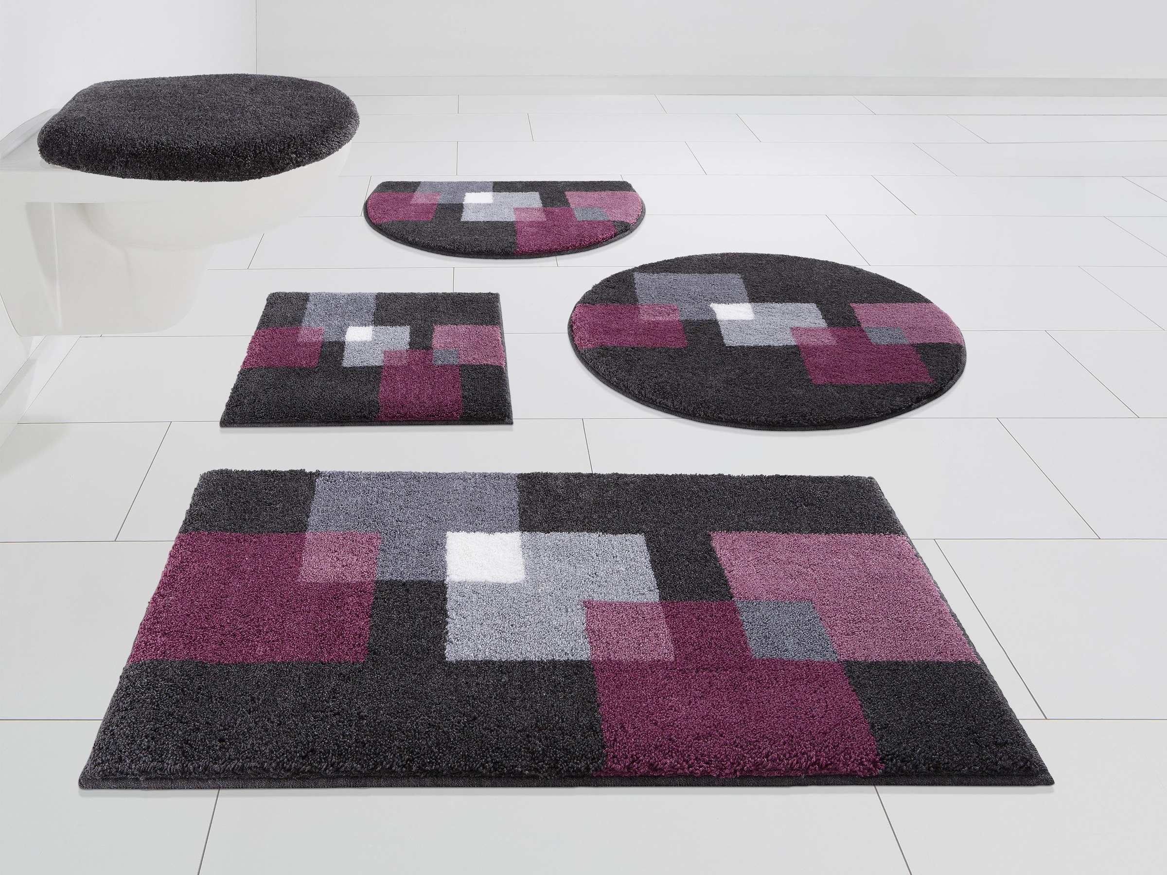 Grund Badematte »Paxos« Höhe 20 mm rutschhemmend beschichtet fußbodenheizun günstig online kaufen