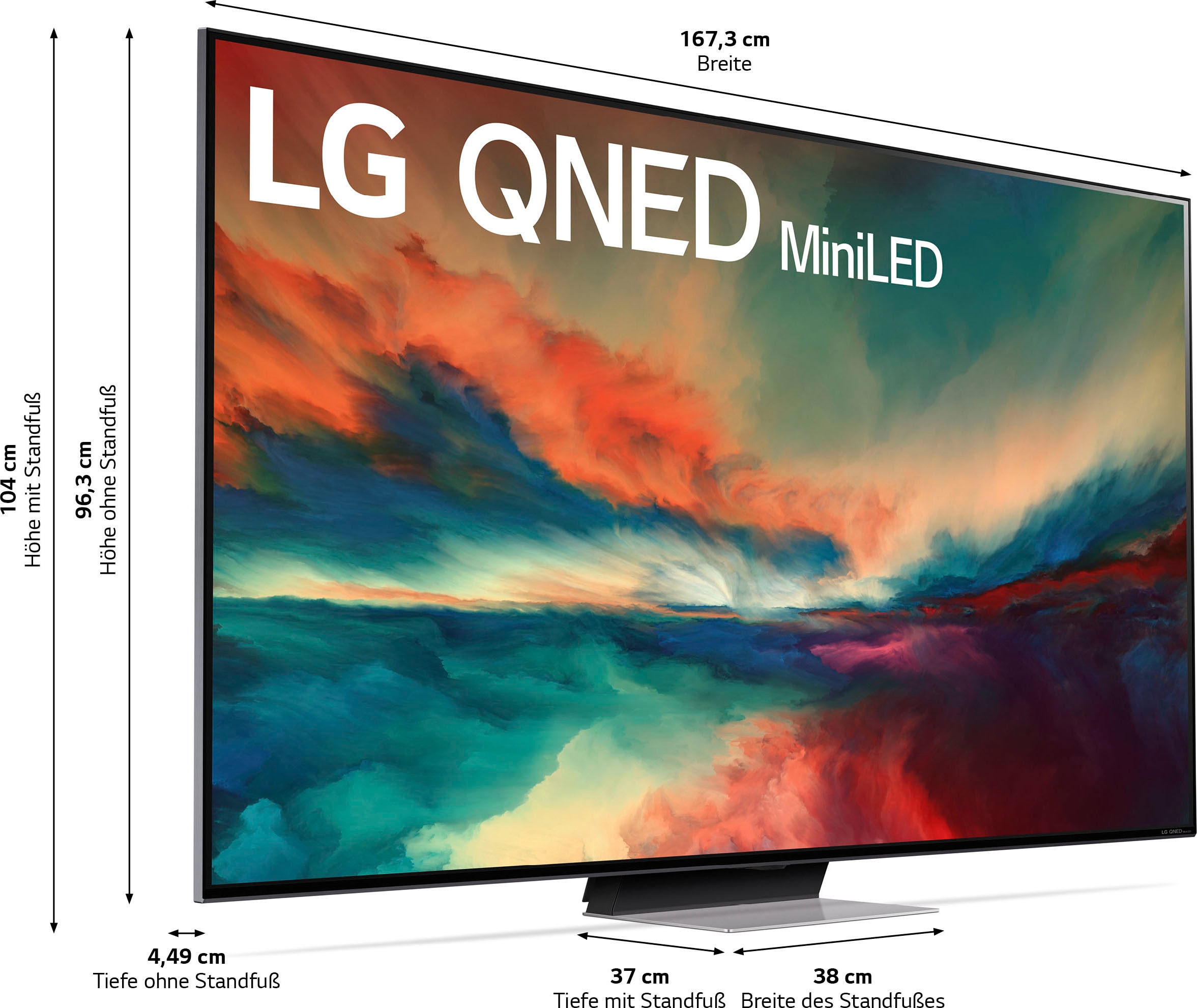 LG QNED-Fernseher »75QNED866RE«, 189 Atmos Smart-TV, cm/75 120Hz,α7 & Ultra bestellen zu QNED Gen6 4K Zoll, 4K online Vision MiniLED,bis HD, AI-Prozessor,Dolby