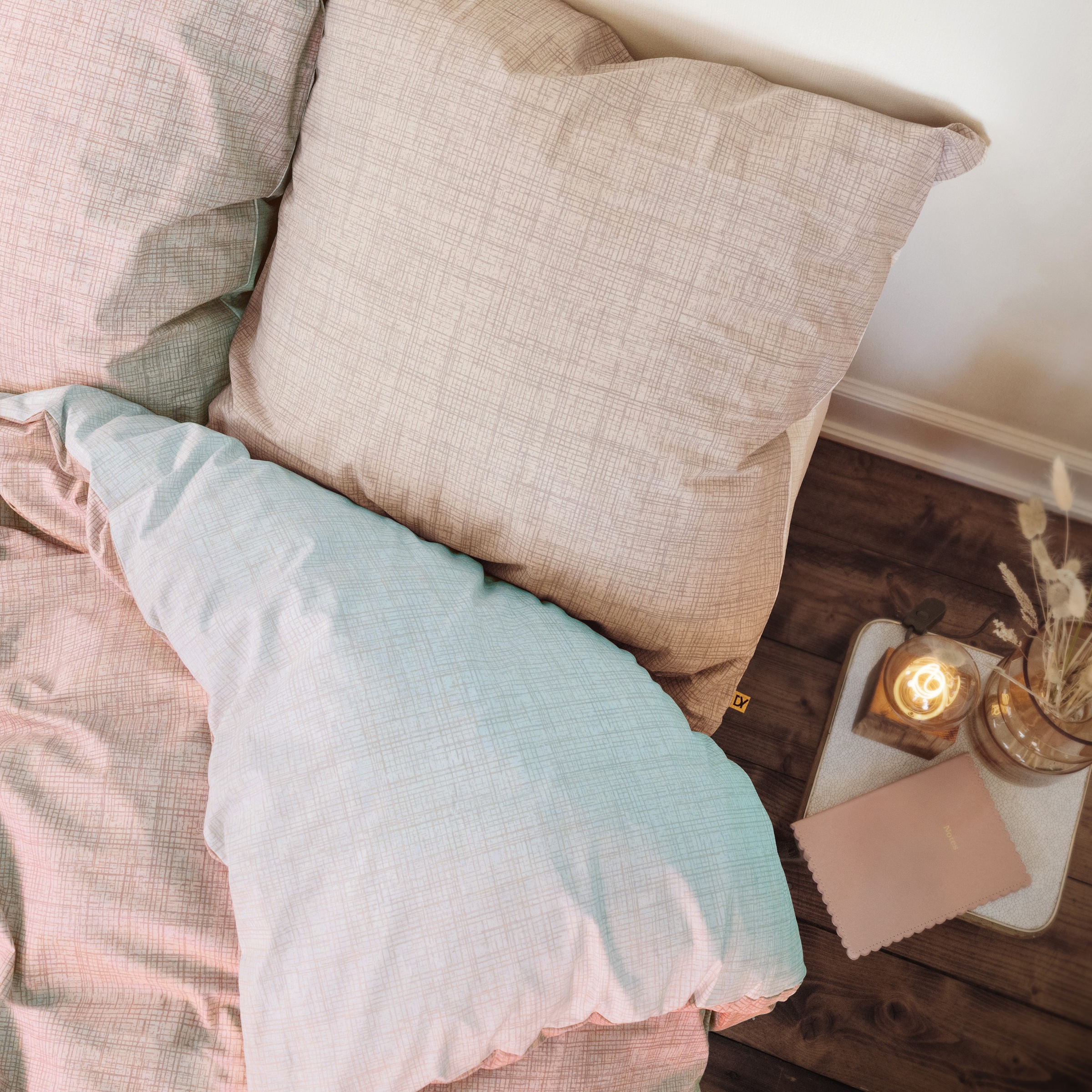 Dyckhoff Wendebettwäsche »Uni« 2 Stk. tlg. Baumwolle, Renforcé, 100x135, Ba günstig online kaufen