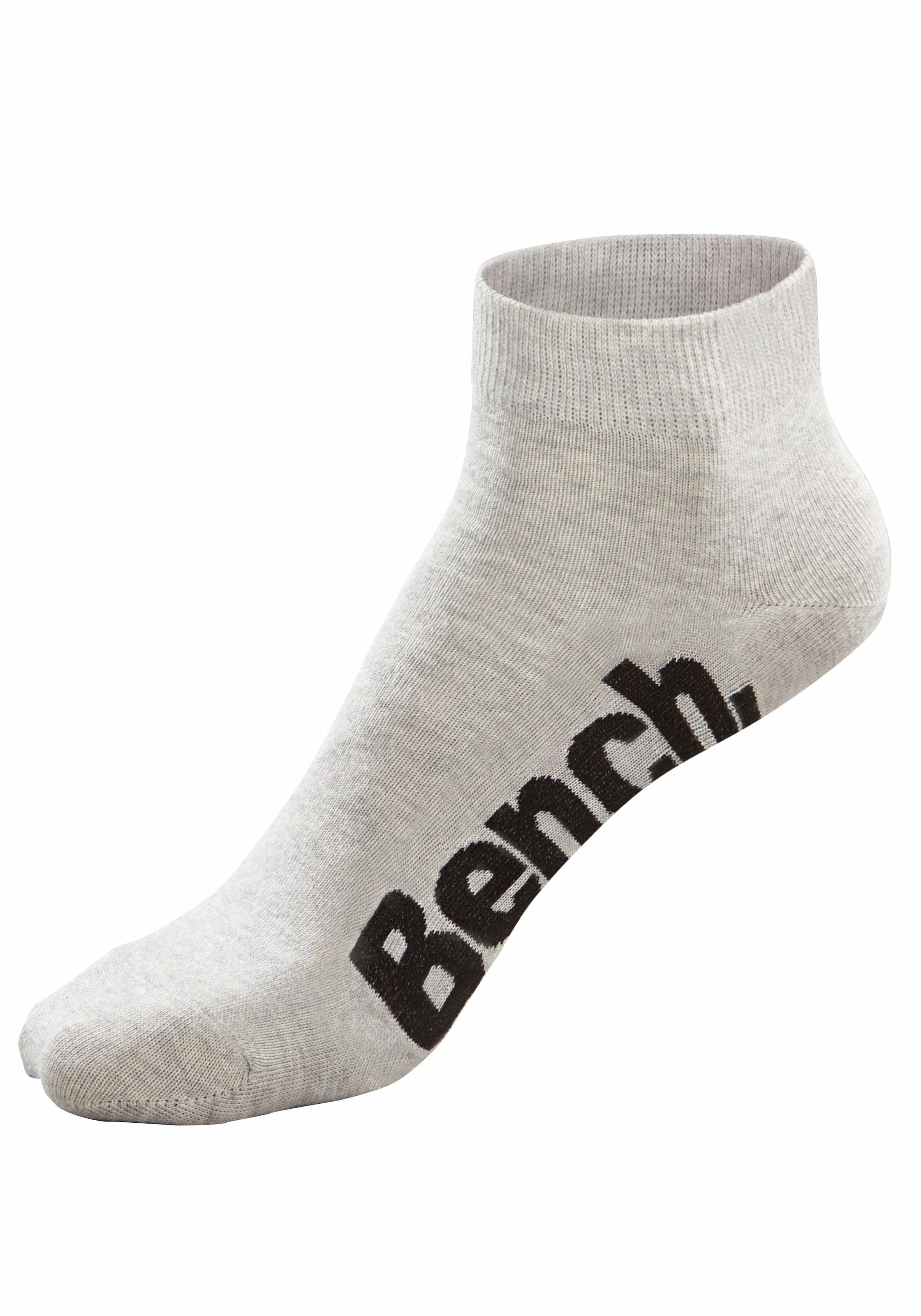 Bench. Kurzsocken, (Packung, 6 Paar), mit komfortablem Rippbündchen