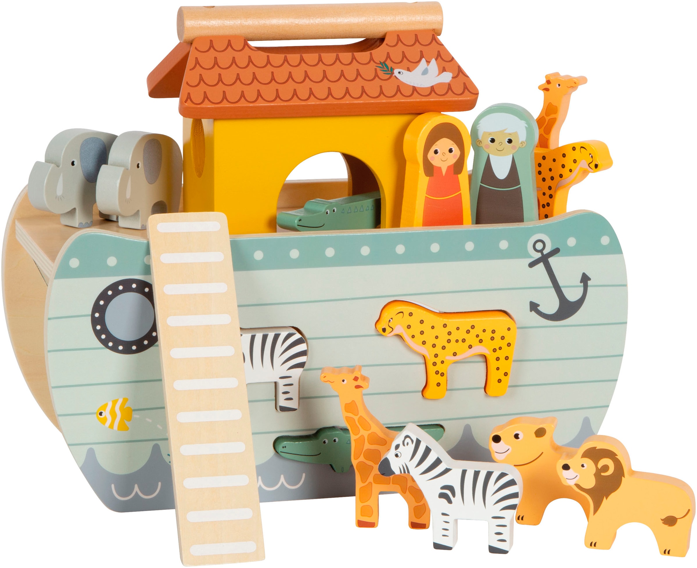 Small Foot Steckspielzeug »Steckspiel Arche Noah Safari«