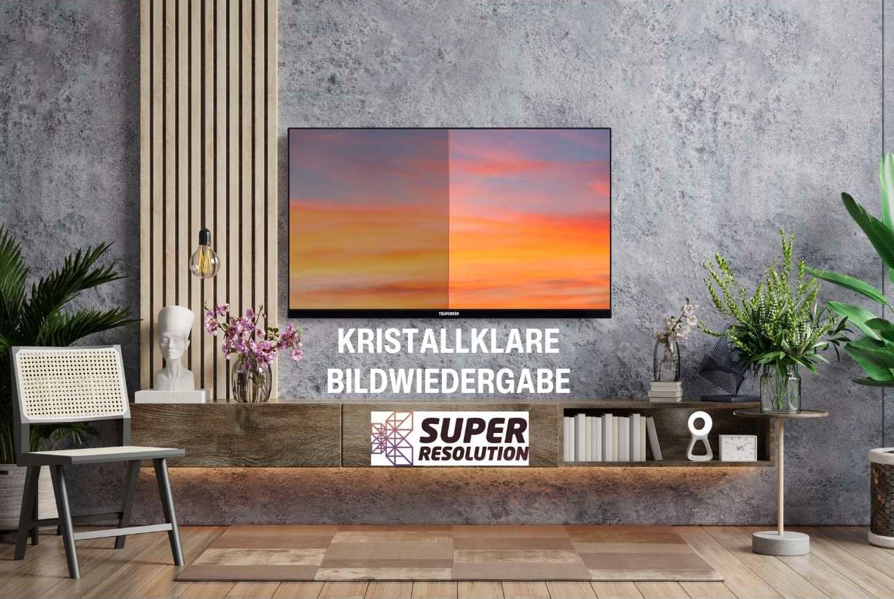 TV, Dolby 4K Ultra kaufen TV-Android »D50V950M2CWH«, Atmos,USB-Recording,Google cm/50 Telefunken Rechnung auf Zoll, Assistent,Android-TV LED-Fernseher Smart- 126 HD,