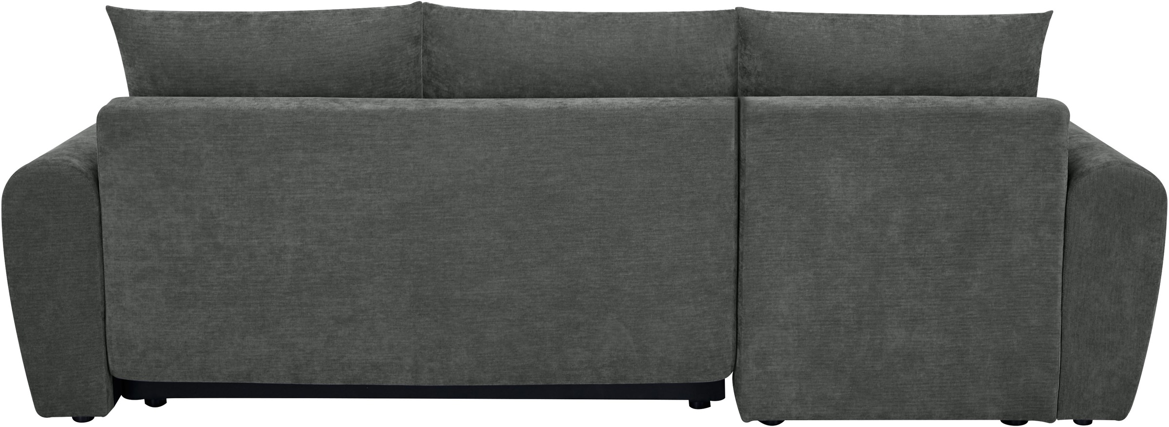 Home affaire Ecksofa »Nortrud-Uni, 241 cm, L-Form, mit Schlaffunktion u. Bettkasten« Recamiere rechts / links montierbar, Feinstruktur-Bezug