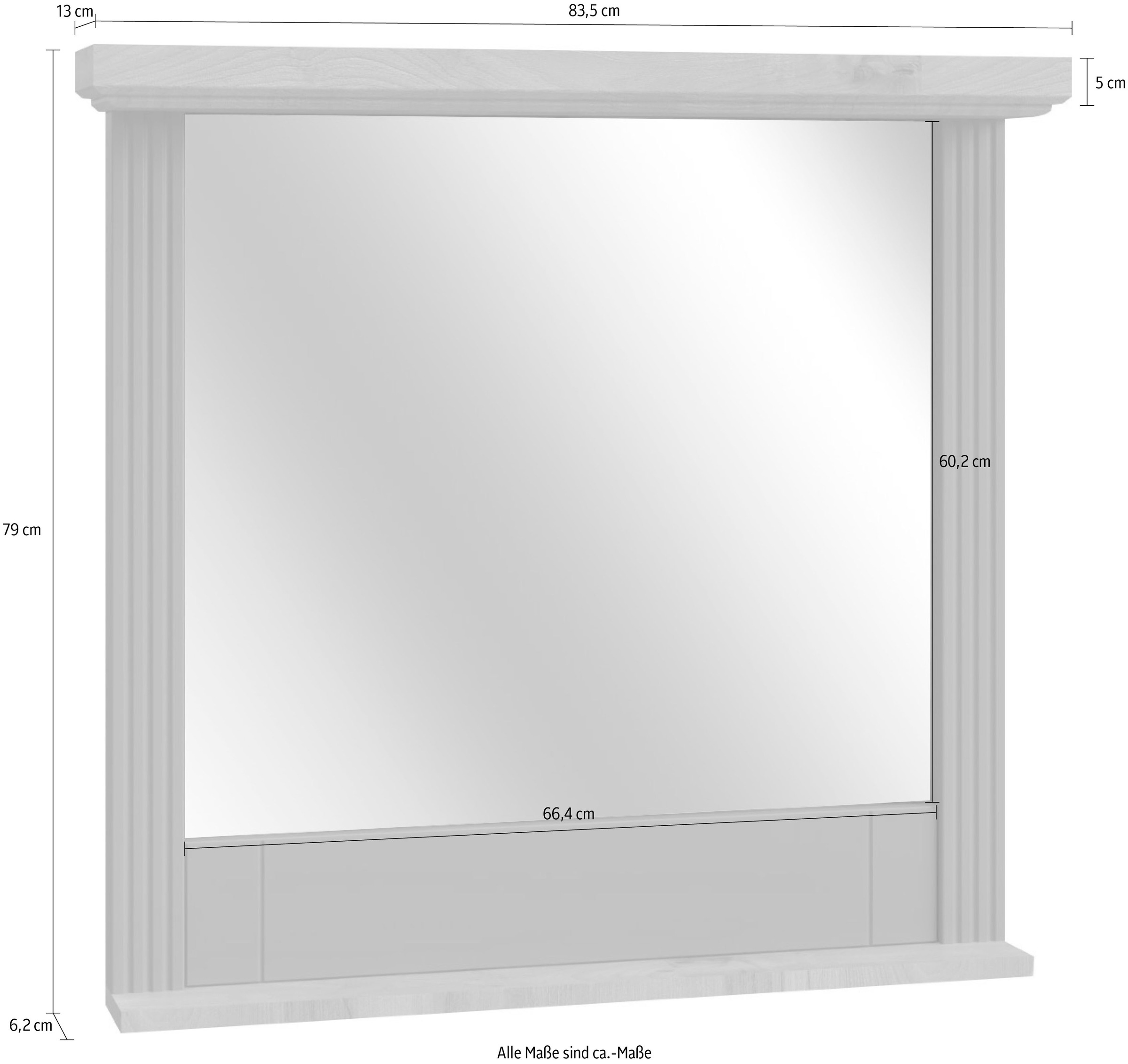 Home affaire Wandspiegel »Tara«, UV lackiertes MDF