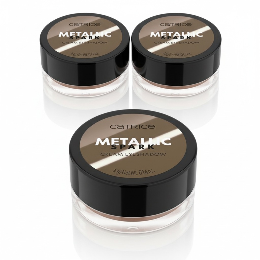 Catrice Lidschatten »Metallic Spark Cream Eyeshadow« Wischfest, lange Haltbarkeit, cremig, metallisch funkelndes Finish.