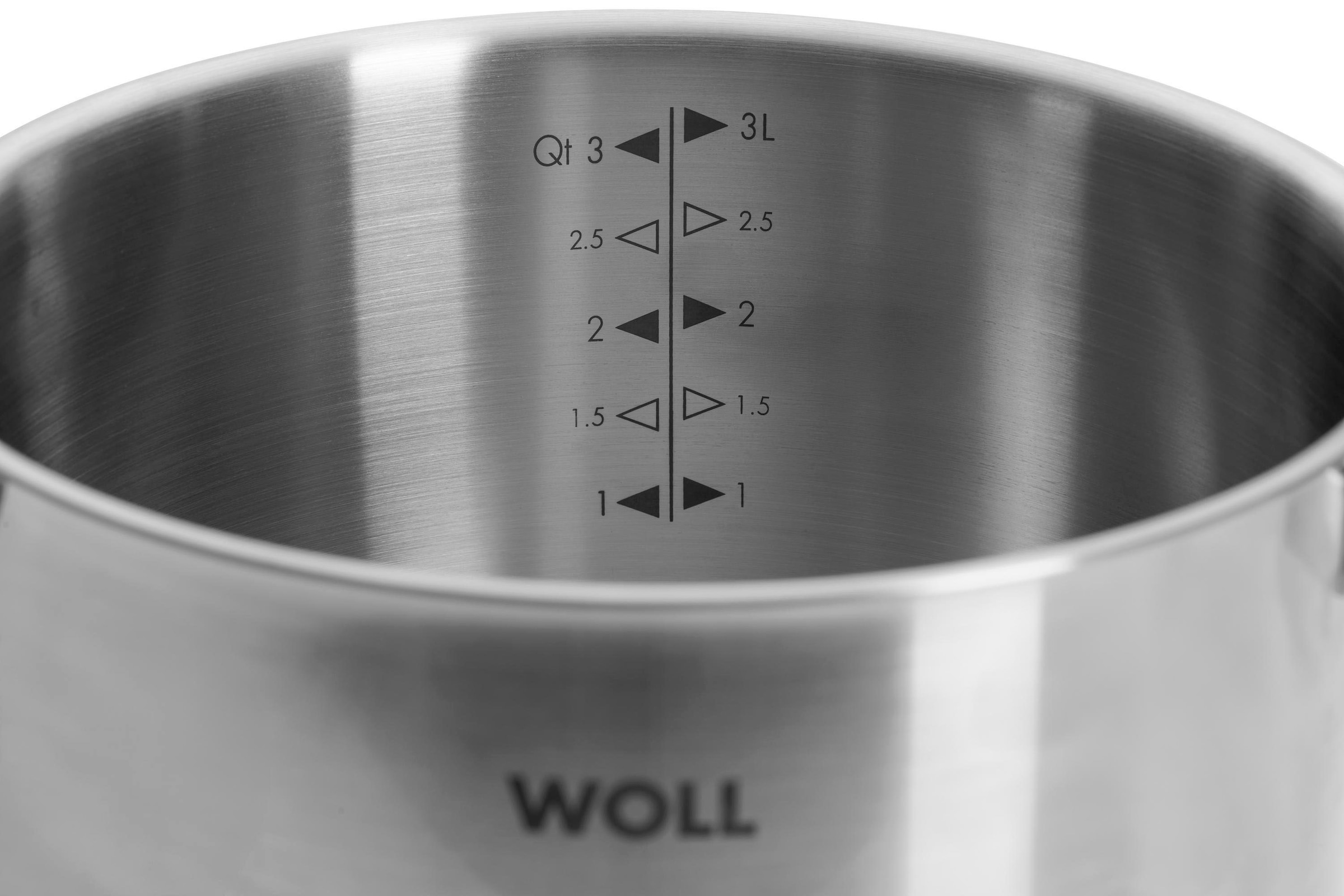 WOLL Topf-Set »Steel«, Edelstahl, (Set, 10 tlg.), hochwertiger, korrosionsbeständiger Edelstahl