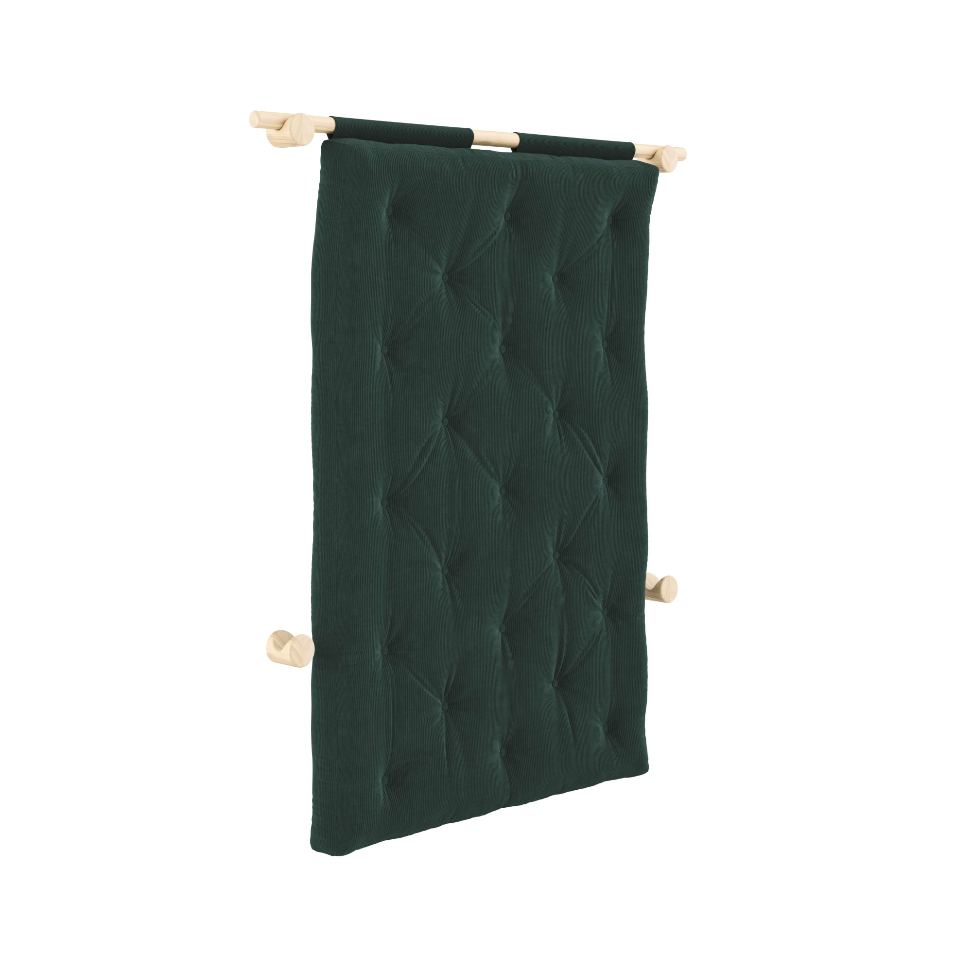 Karup Design Schlafsofa »Hooked Schlafsessel, Sitz- und Schlafplatz, Wandmontiert, platzsparend«, Futonmatratze inkl. Halterungsset aus FSC®-zertifiziertem Massivholz