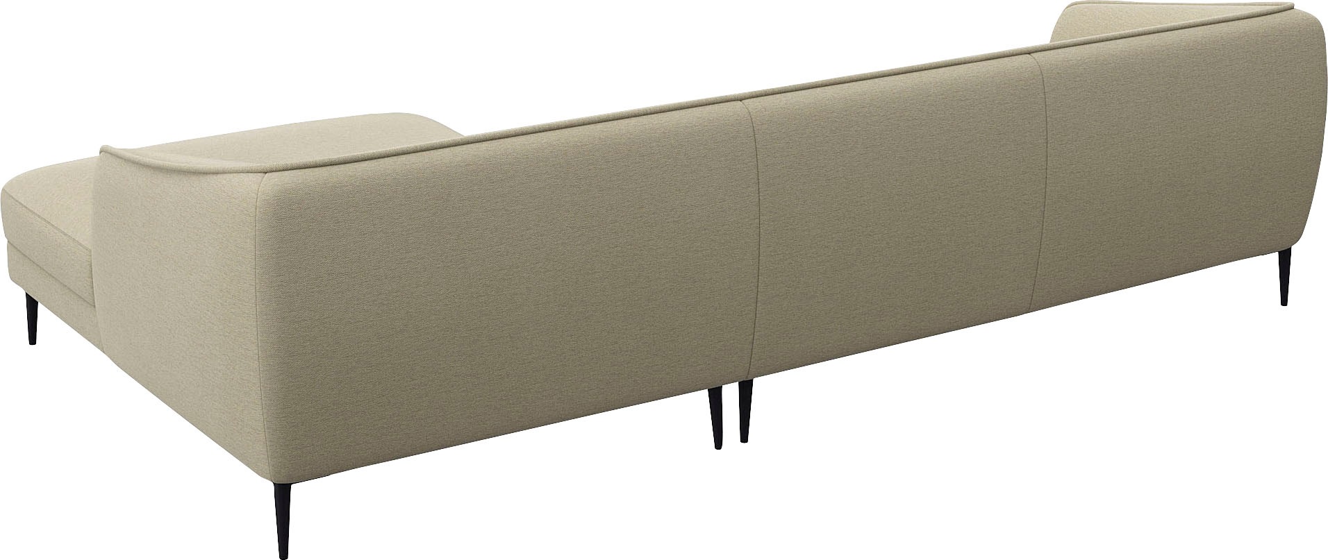 FLEXLUX Ecksofa »Belle Designsofa, L-Form, B/T 288/149 cm« Skandinavisches Design, In hochwertiger Verarbeitung