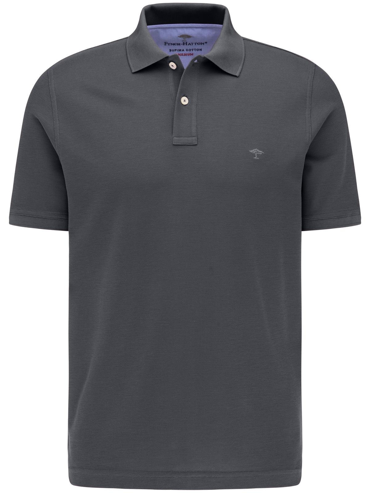 FYNCH-HATTON Poloshirt normale Passform, mit 2-Knopf-Polokragen, aus Baumwolle