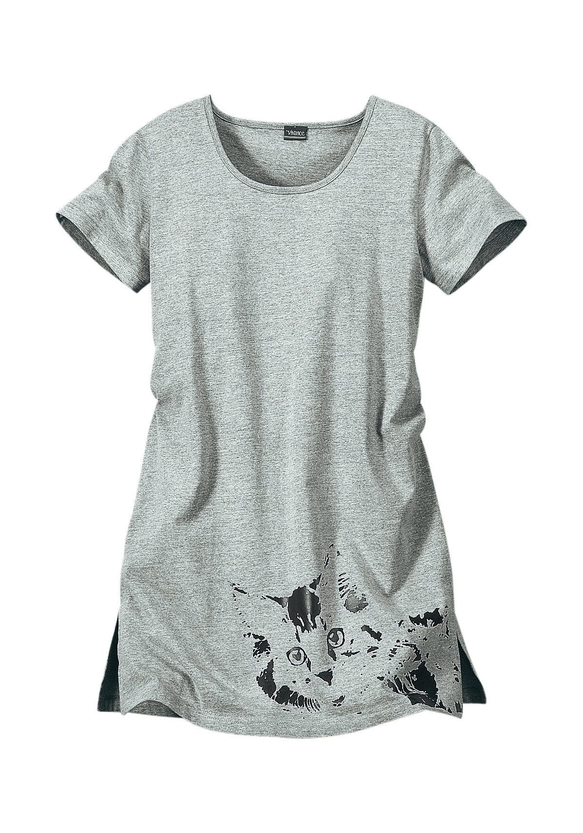 Vivance Dreams Nachthemd Packung, 2er Pack,  mit Katzenprint