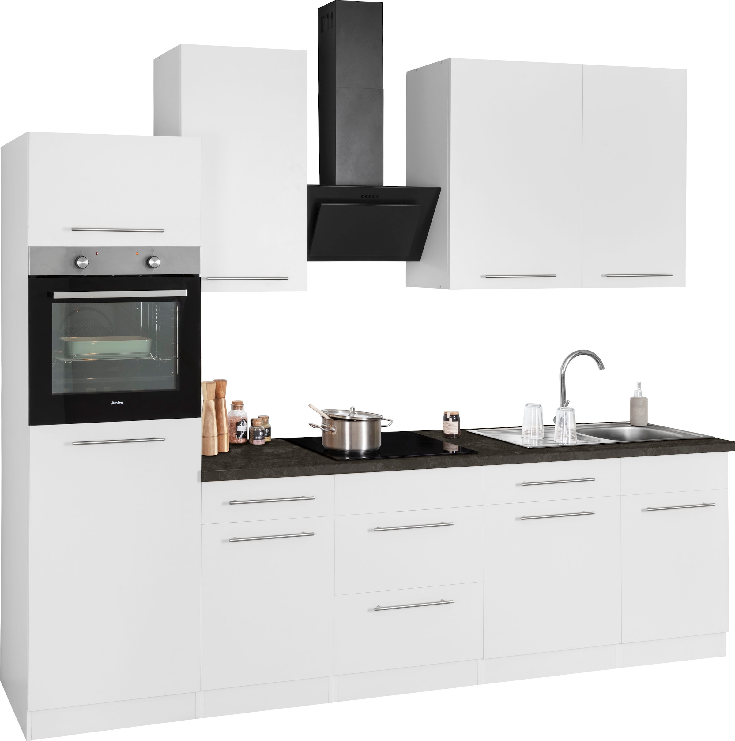 wiho Küchen Küchenzeile »Unna«, ohne E-Geräte, Breite 280 cm online kaufen