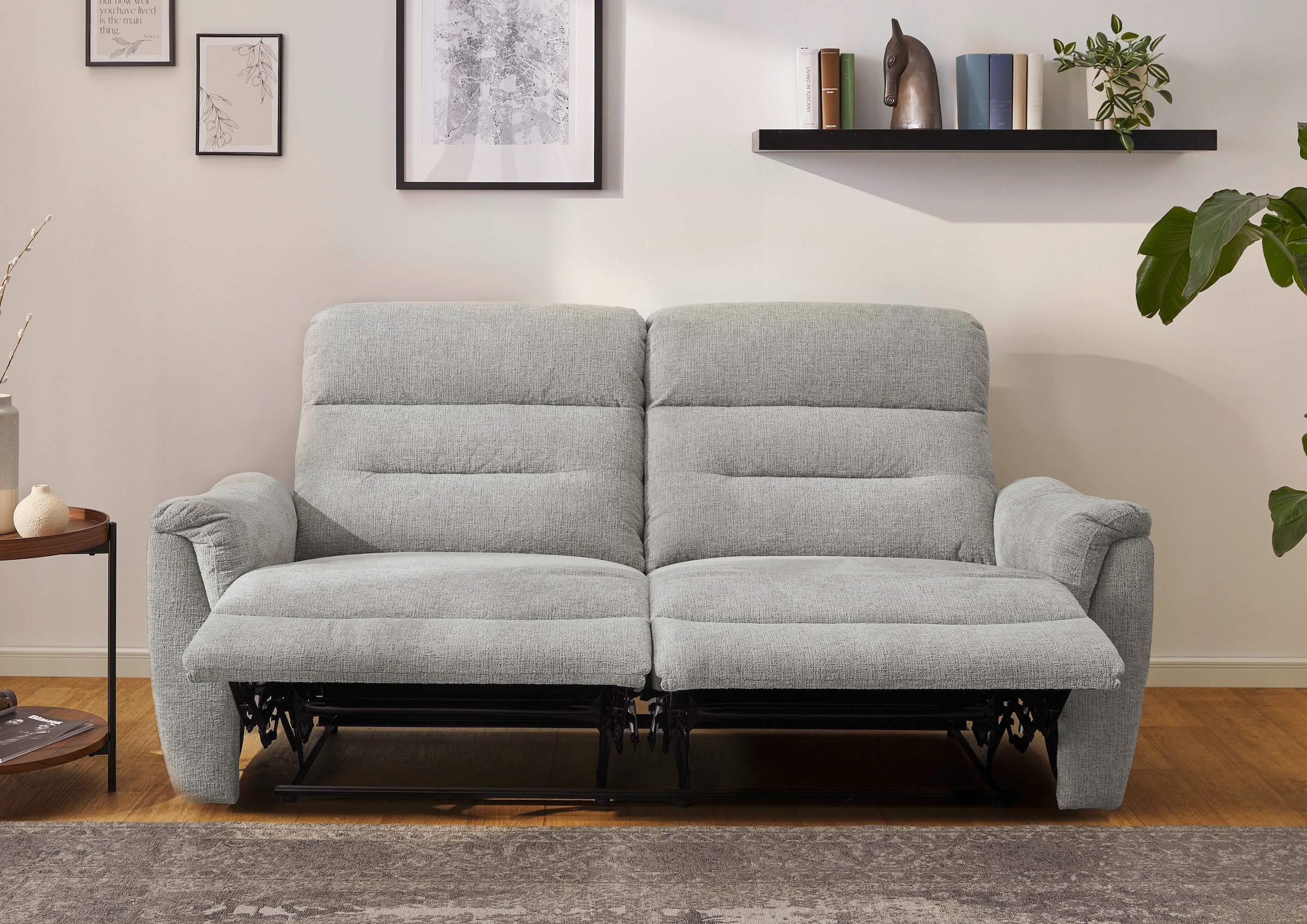 Jockenhöfer Gruppe 2,5-Sitzer »Utah« Liegefunktion durch halbautomatische Relaxfunktion, TFK-Polsterung