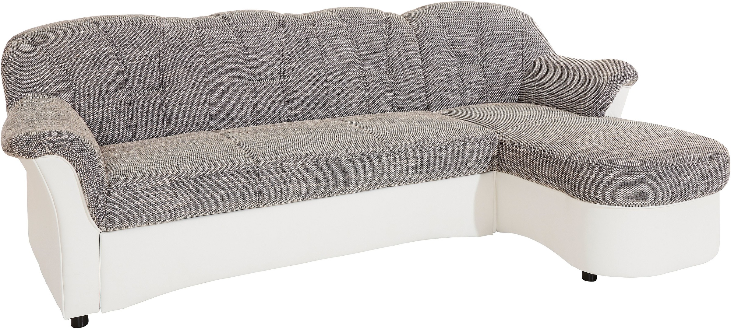 DOMO collection Ecksofa »Flores Schlafsofa, B/T/H: 233/142/86 cm, L-Form«, wahlweise mit Bettfunktion, wahlweise mit Federkern, auch in Leder