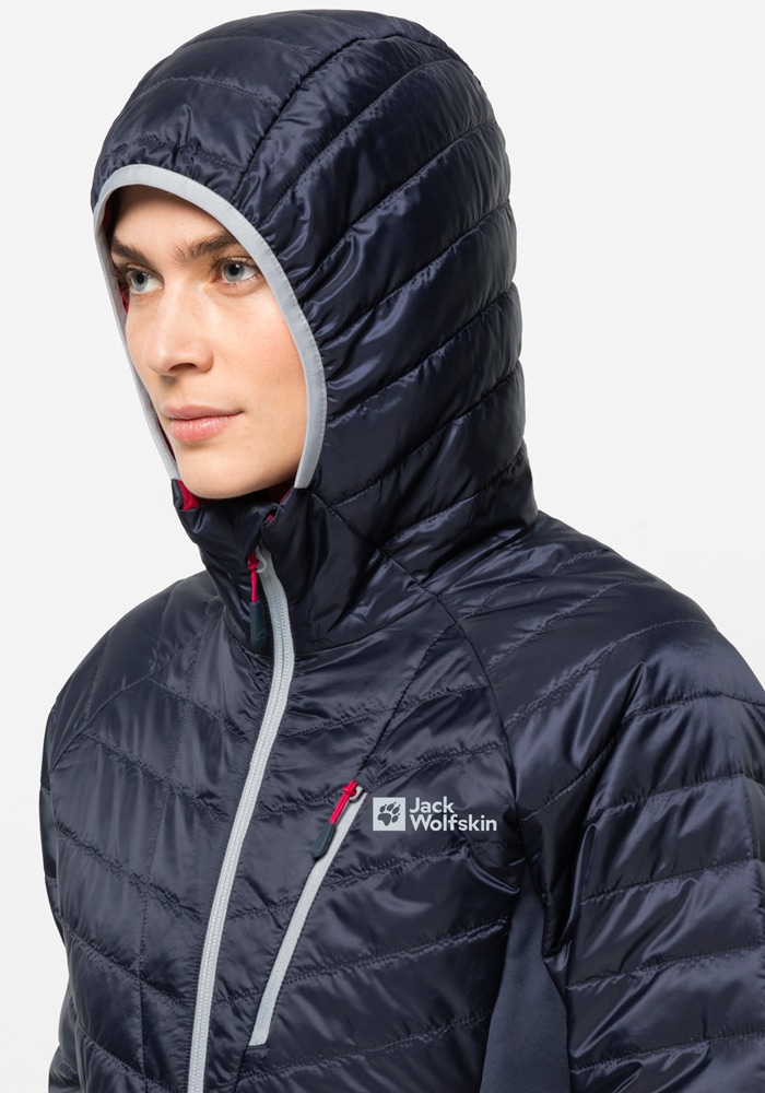 Jack Wolfskin Steppjacke »ROUTEBURN PRO INS JKT W«, mit Kapuze