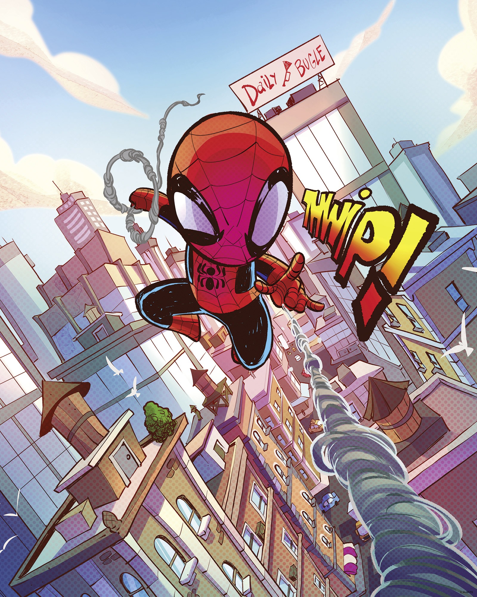 Komar Wandbild »Marvel Spider-Man THWIP«, Disney, (Set, 1 St.), 40 x 50 cm (Breite x Höhe) - Kinderzimmer, Dekoration