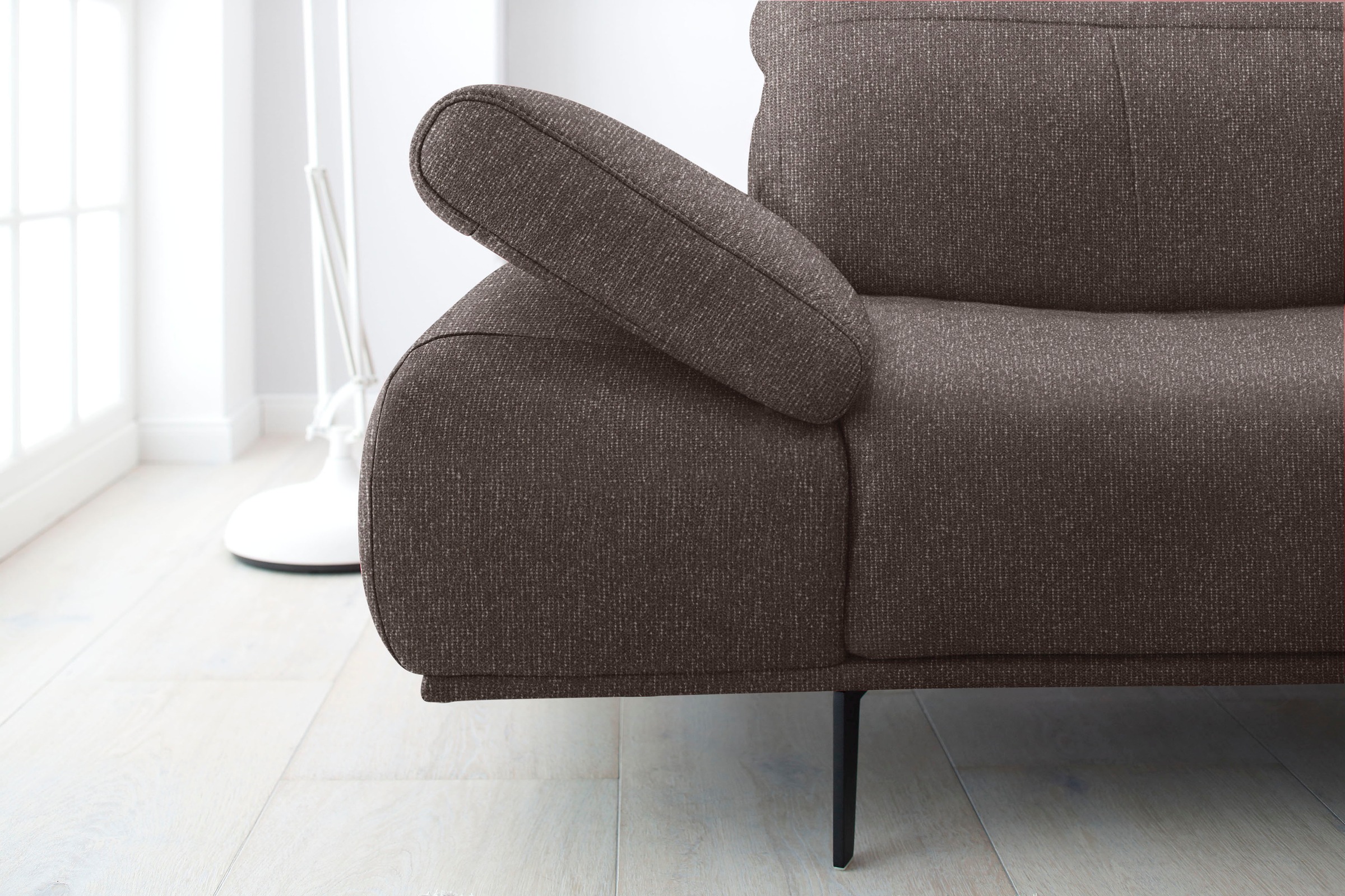 W.SCHILLIG Ecksofa »levi«, inklusive Kopfstützenverstellung & Seitenteilverstellung, Breite 344cm