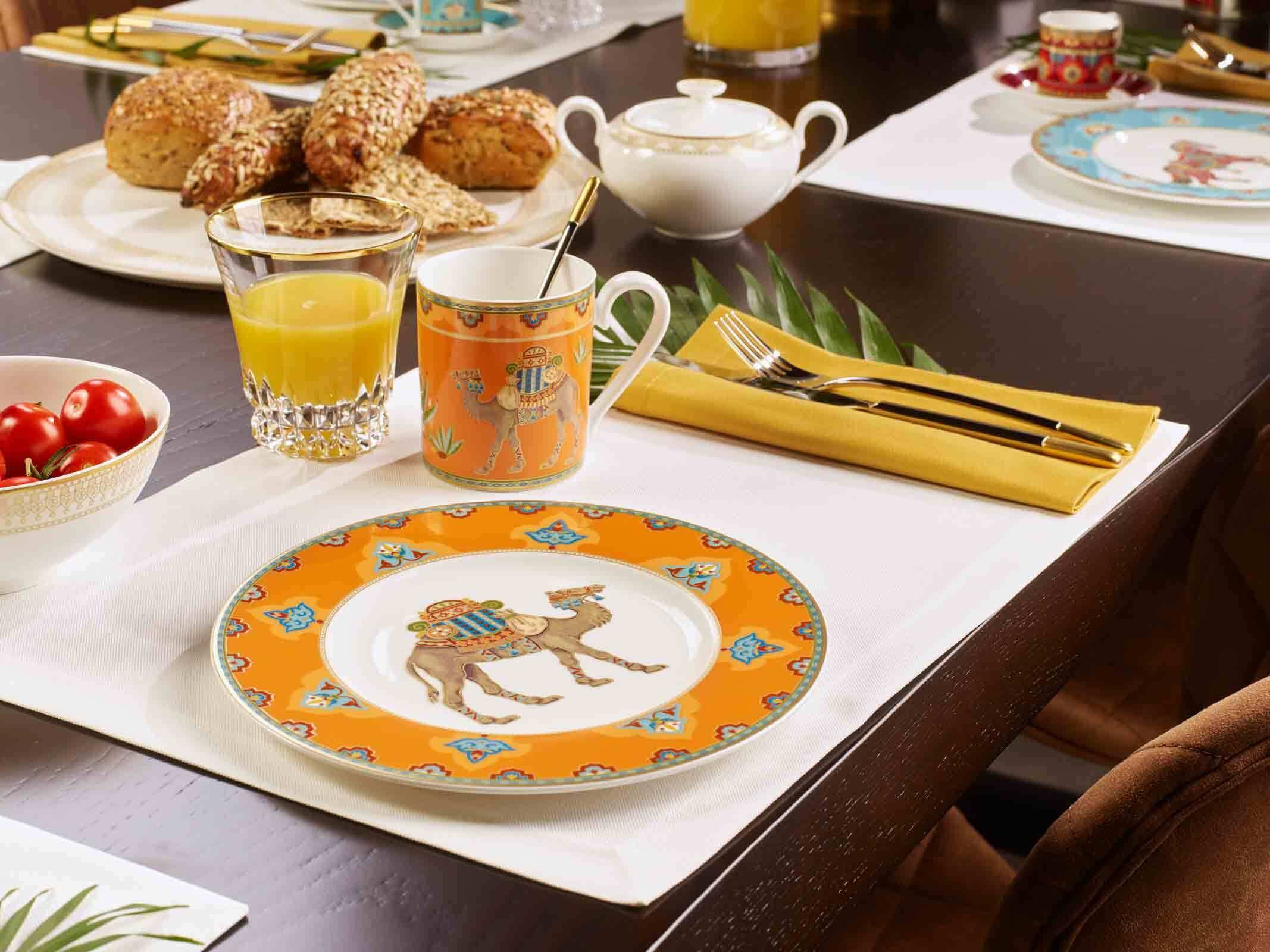 Villeroy & Boch Frühstücksteller »Frühstücksteller Samarkand Mandarin ø 22, günstig online kaufen