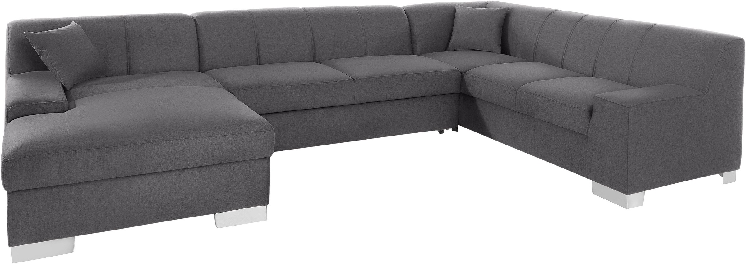 DOMO collection Wohnlandschaft »Bero, elegant und zeitlos, flache Armlehnen günstig online kaufen