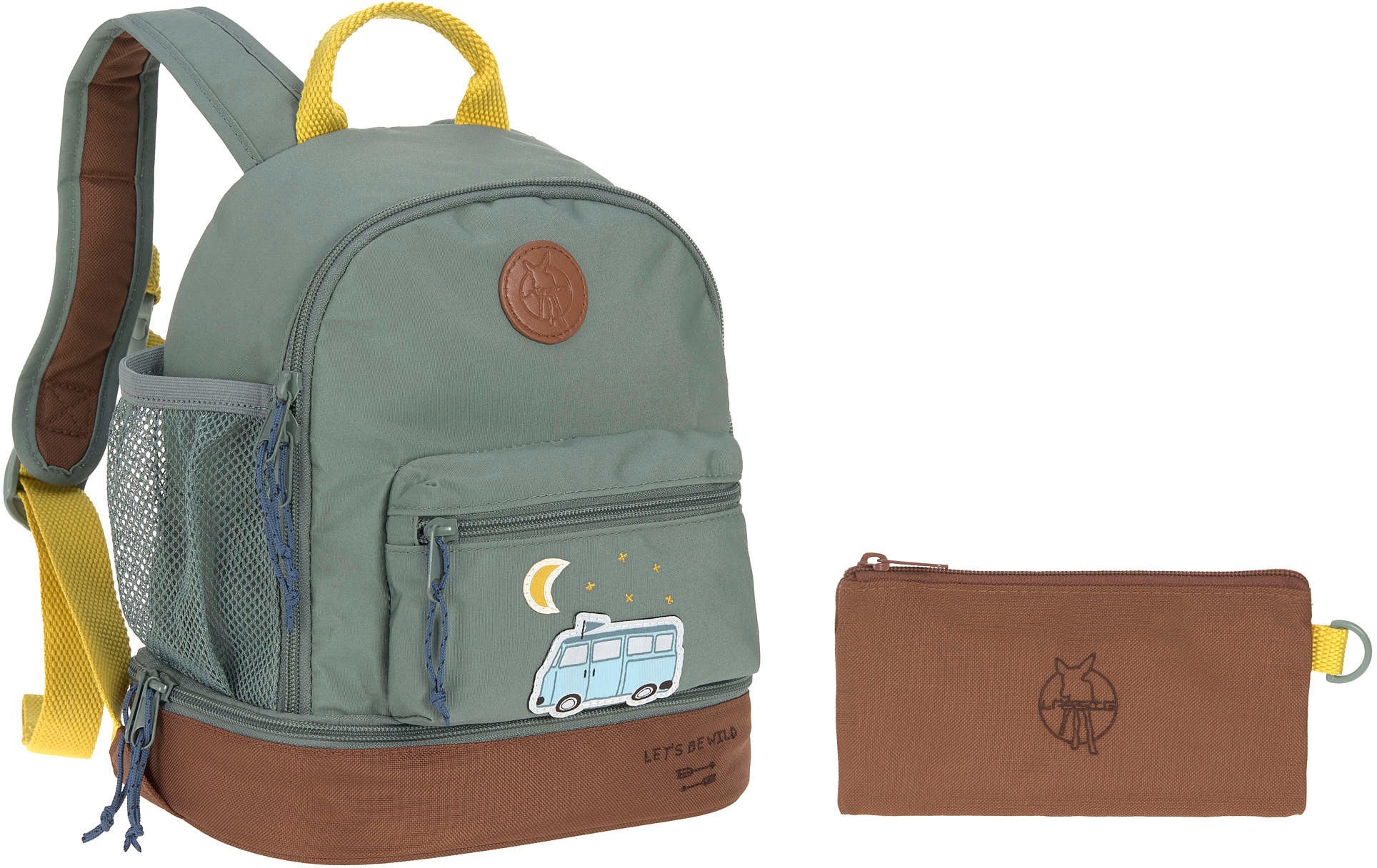 LÄSSIG Kinderrucksack »Adventure, Bus, Mini Backpack« Floureszierende Flächen PETA-approved vegan
