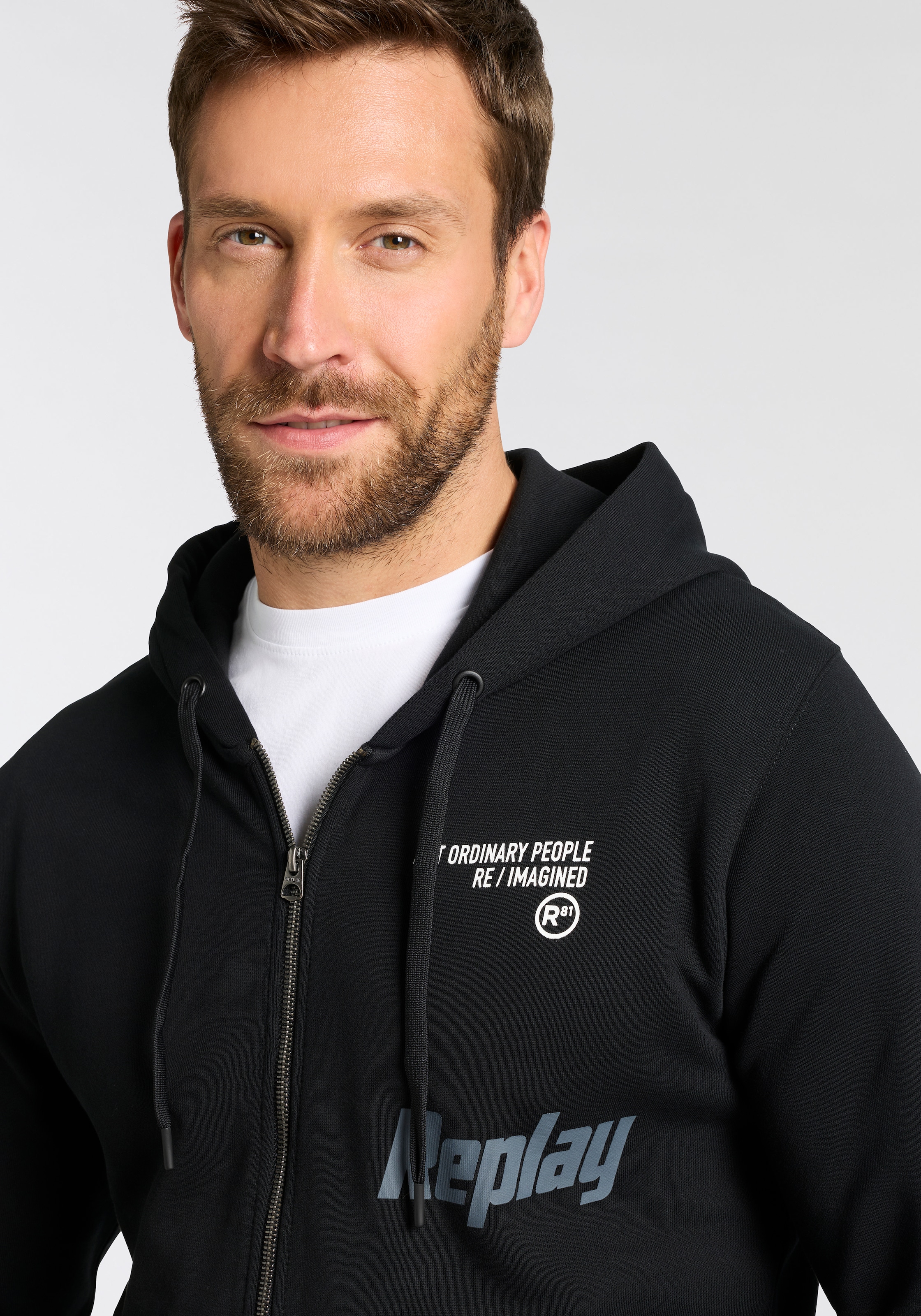 Replay Kapuzensweatjacke