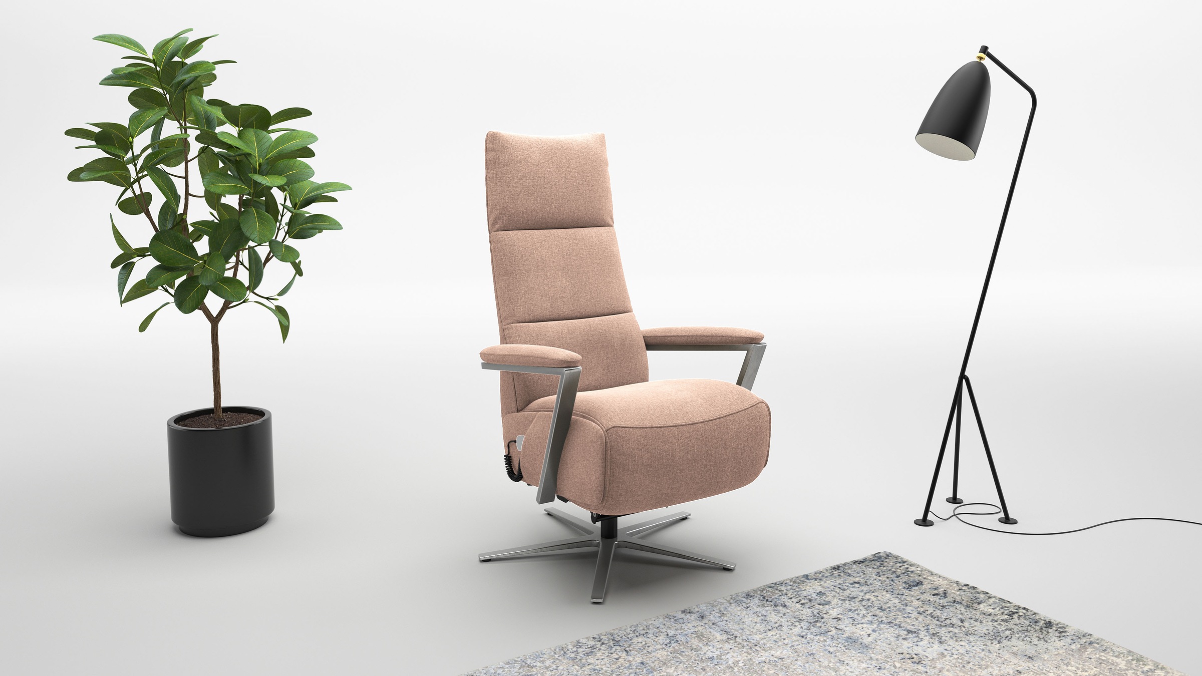 sit&more TV-Sessel »Vario Comfort, inkl. Kopfteilverstellung & 360 Grad Dre günstig online kaufen