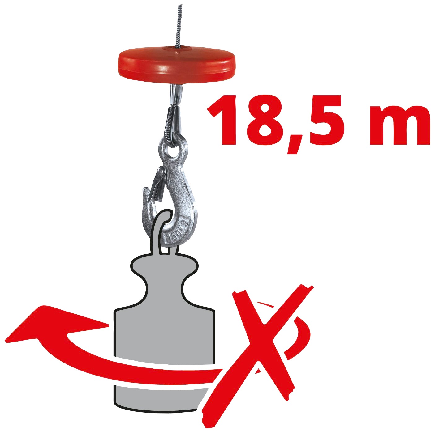 Einhell Seilwinde »TC-EH 600« 300 kg, 18 m