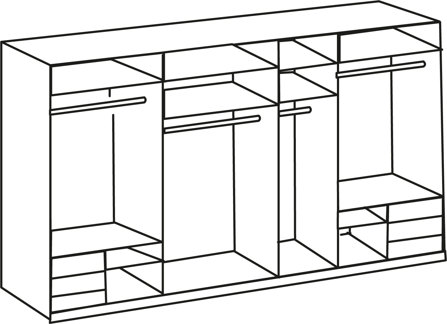 Go »Level«, To auf Rechnung Fresh Schwebetürenschrank bestellen mit Synchronöffnung