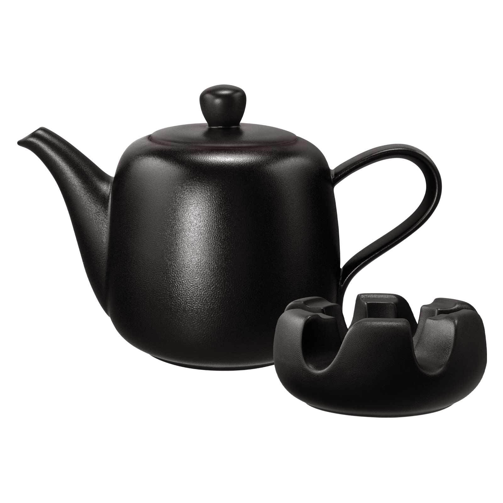 Seltmann Weiden Teekanne »Kanne mit Stövchen Liberty Velvet Black 1,6 l sch günstig online kaufen