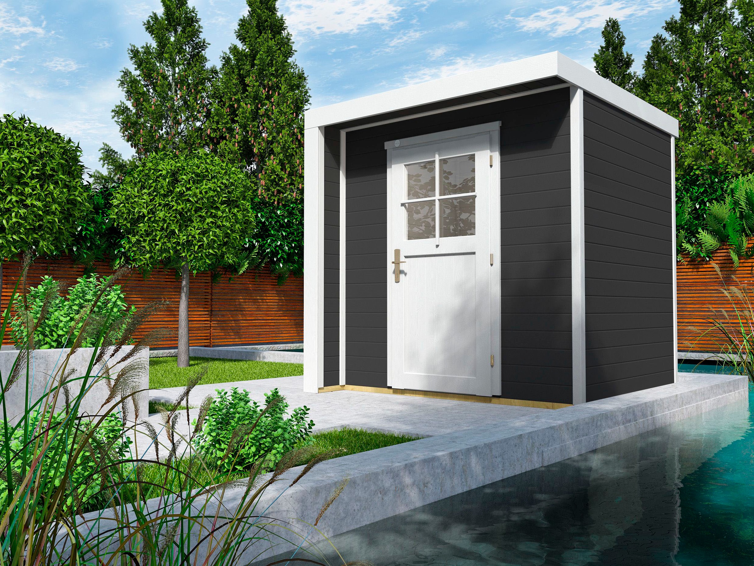 weka Gartenhaus »262 anthrazit«