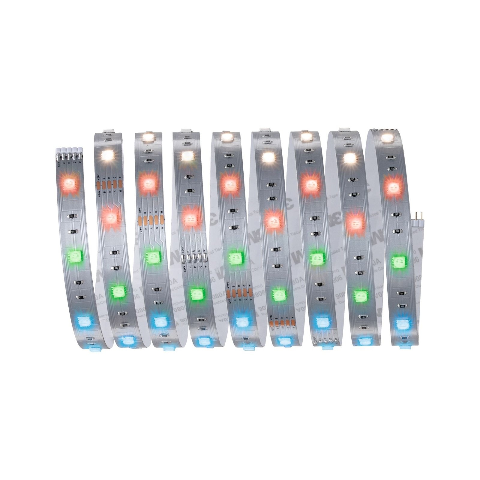 Paulmann LED-Streifen »MaxLED 250 Stripe 2,5m RGBW IP20 3000K 17W 24V Silber«, 1 St.-flammig