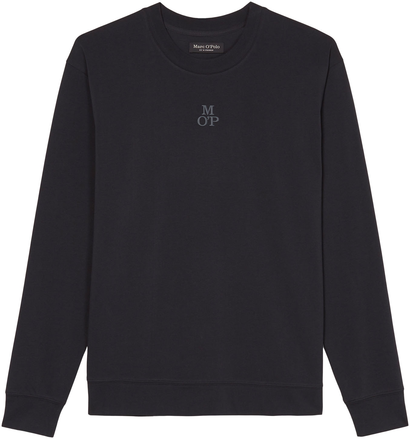 Marc O'Polo Longsleeve »Heavy Jersey«, mit weichem, elastischem Rundhalsausschnitt