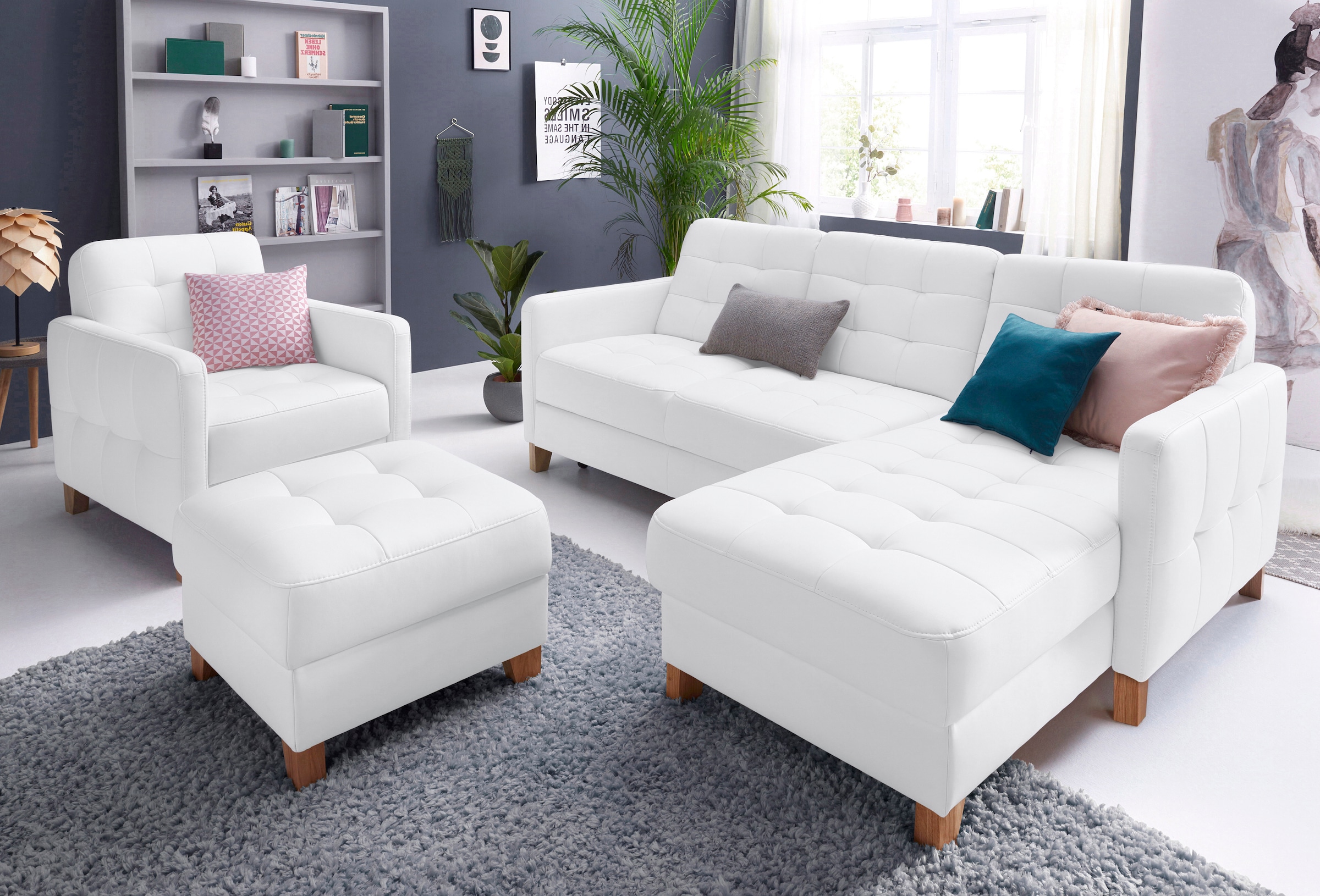 exxpo - sofa fashion Ecksofa "Elio, kompakt und komfortabel, bequem und zei günstig online kaufen