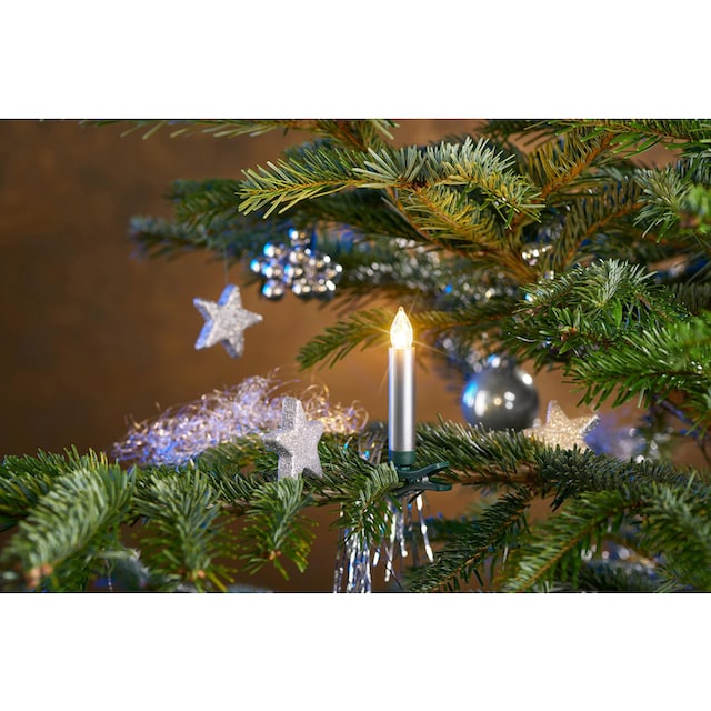 BONETTI LED-Christbaumkerzen »Weihnachtsdeko aussen, Christbaumschmuck«,  kabellos, 25 Kerzen plus Zubehör auf Raten kaufen