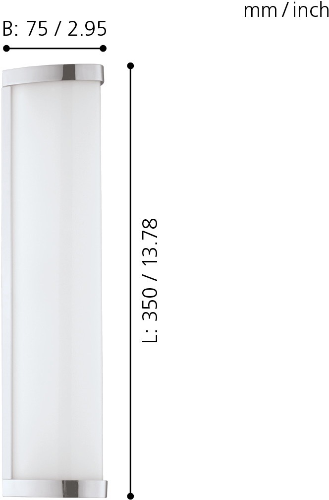 EGLO LED Bad-Wandleuchte »GITA 2«, Schutzart IP44 günstig online kaufen