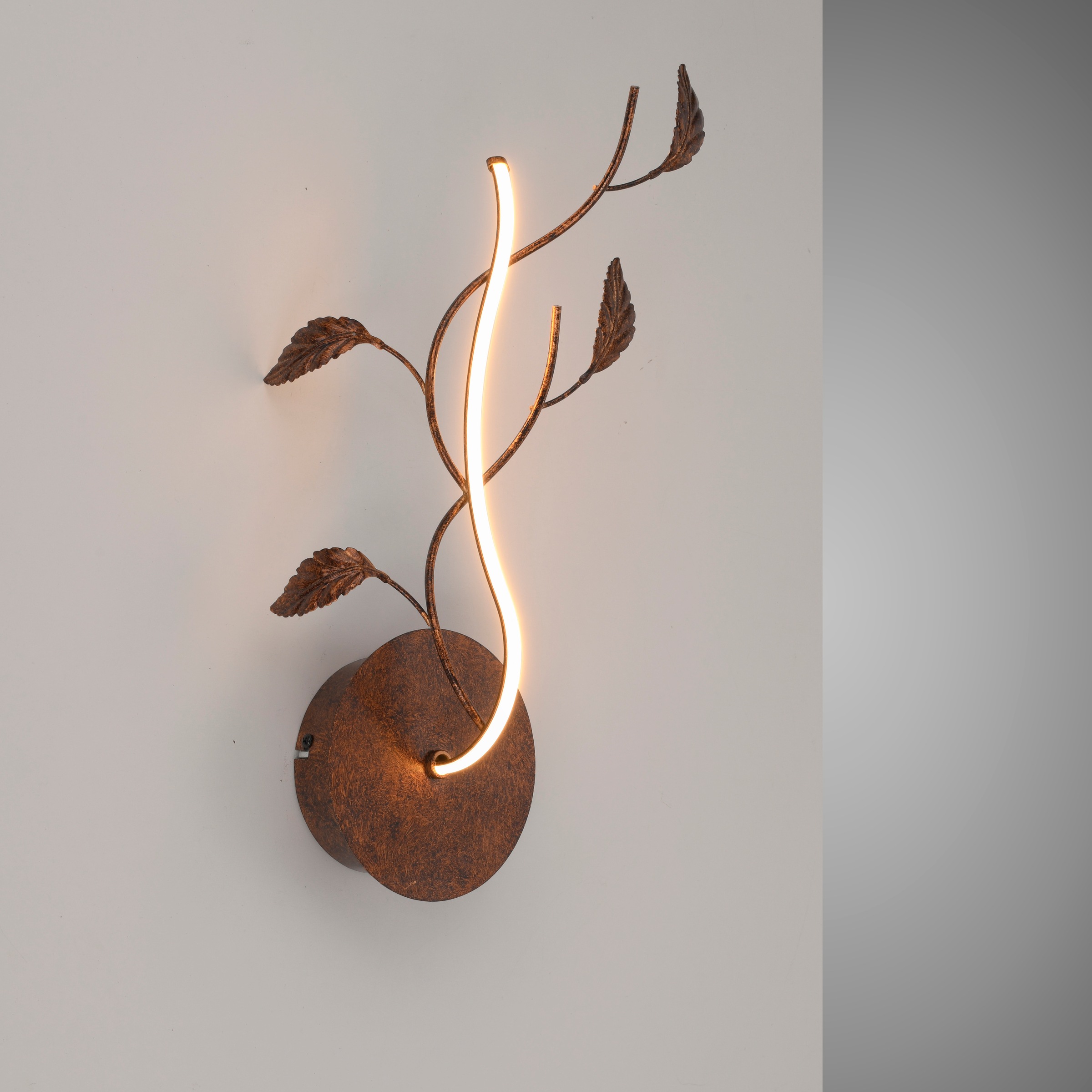 JUST LIGHT LED Wandleuchte »AURELIA« LED-Board 1 Stk. Warmweiß 2700K Leuchtmittel
