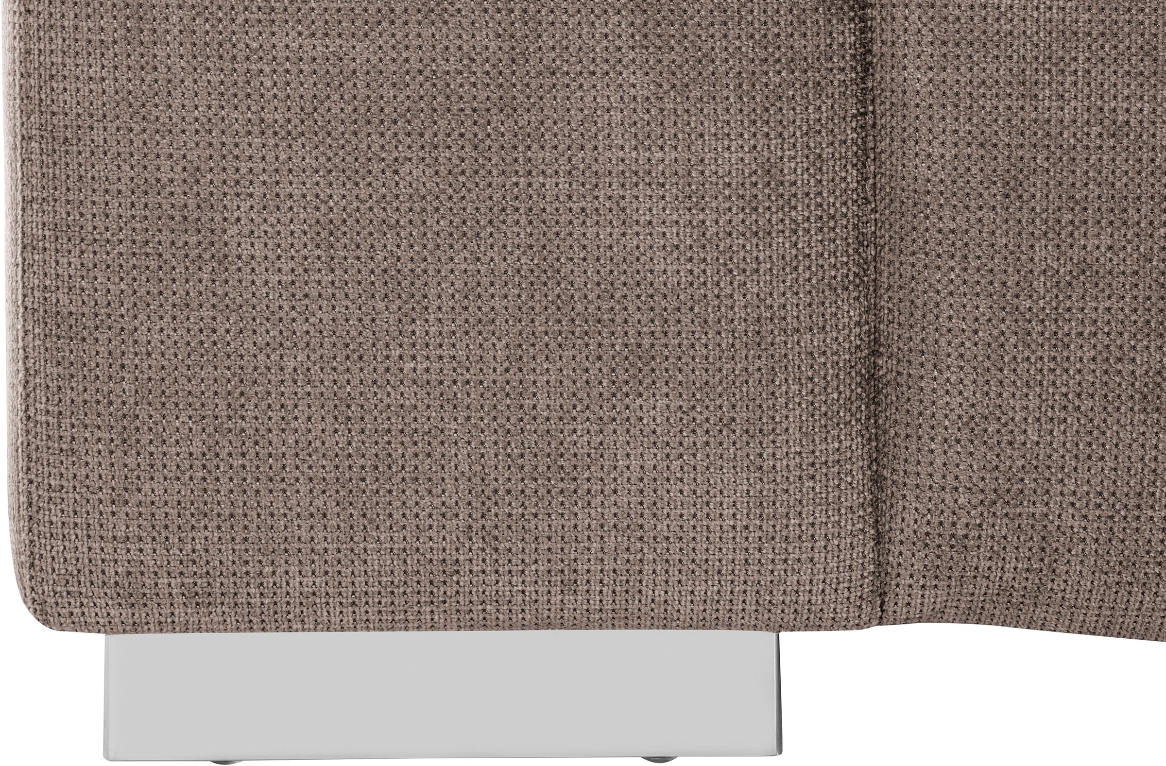 COTTA Ecksofa »Orion L-Form«, mit Kopfteilverstellung & 5 Nierenkissen