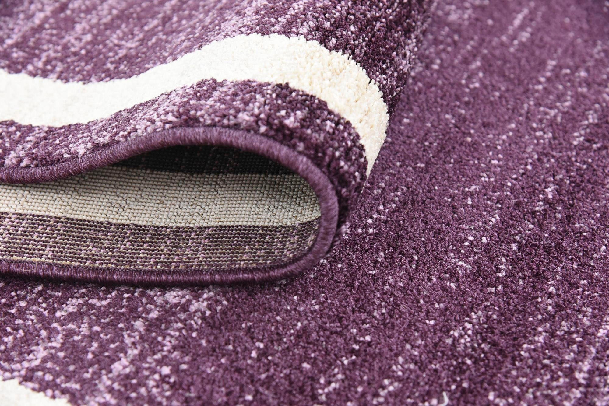 Myflair Möbel & Accessoires Teppich »Good Times Lagerräumung«, rechteckig, 13 mm Höhe, Kurzflor, gewebt, melierte Optik, mit Bordüre