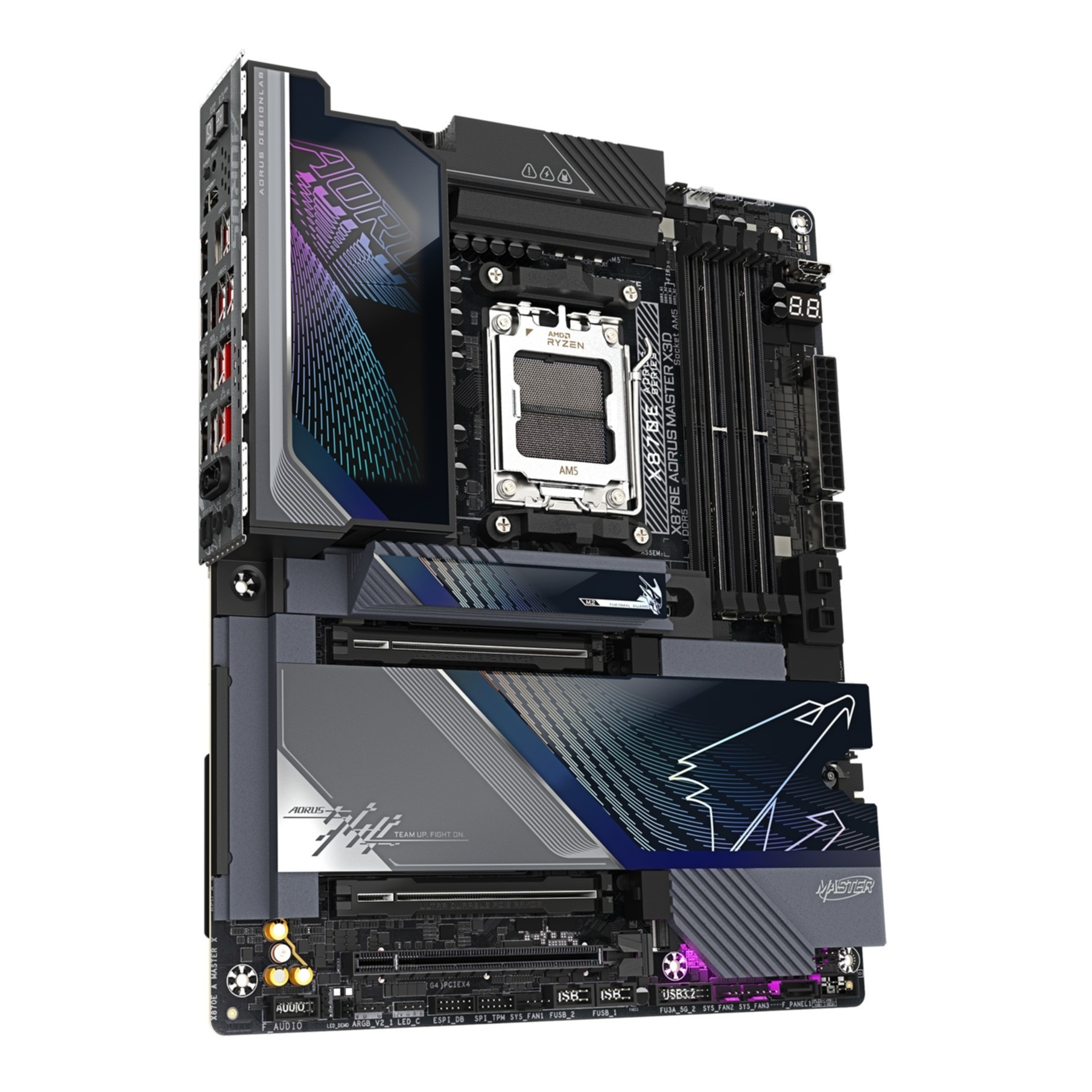 Gigabyte Mainboard »X870E AORUS MASTER X3D Mainboard - Unterstützt AMD Ryzen 9000 CPUs, di«