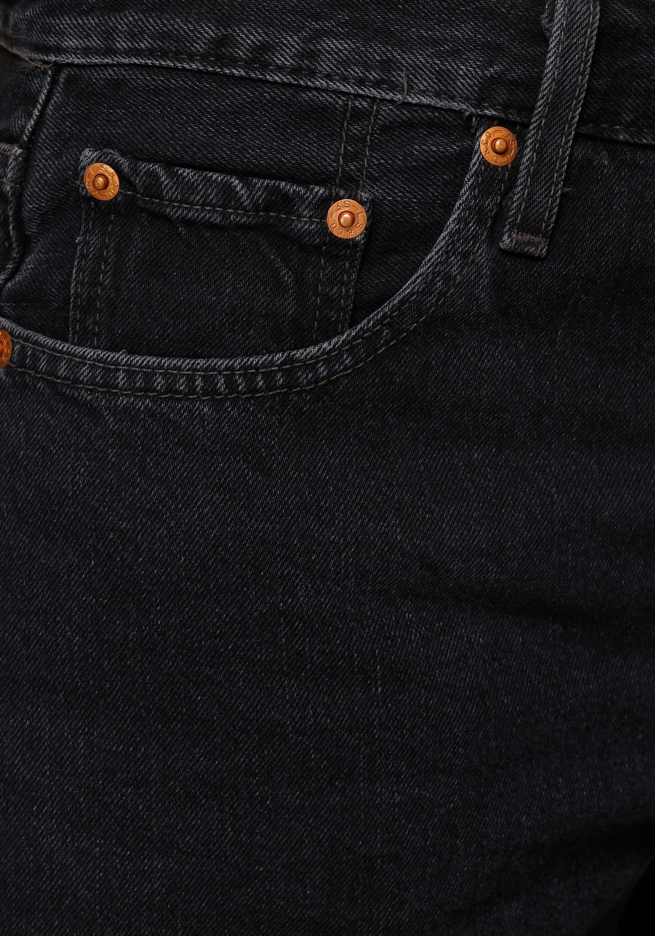 Levi's® Bermudas »501 MID THIGH SHORT«, Sommerhose mit Fransen am Saum