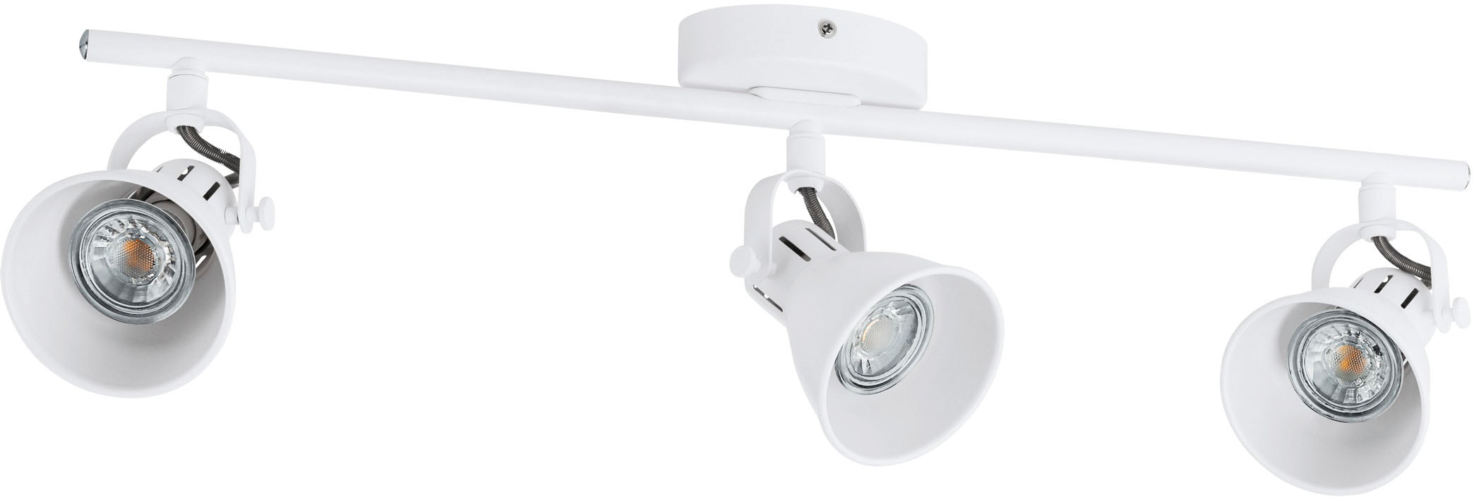 EGLO Deckenspot "SERAS 1", weiß, 3, Leuchten, LED Deckenleuchte, LED Deckenlampe, weiß, Leuchtmittel inkl., Deckenspot