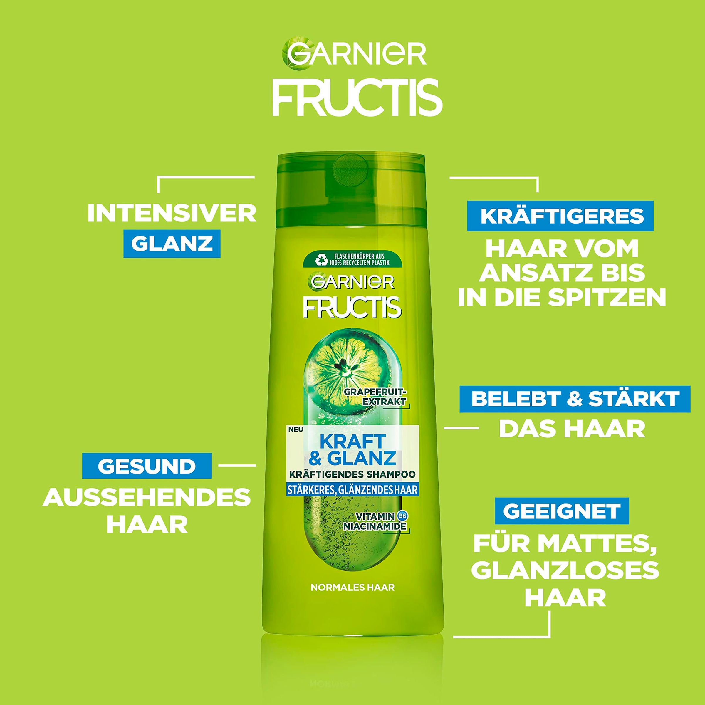 GARNIER Haarshampoo »Garnier Fructis Kraft & Glanz Shampoo«