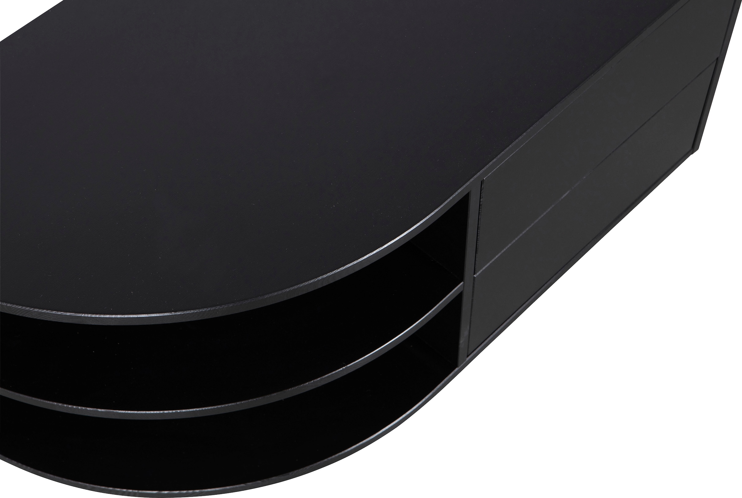 WOOOD Lowboard »Finca, Kommode mit abgerundeten Abschlussregal«, mit modernem Push-to-Open-System, Breite 78 cm