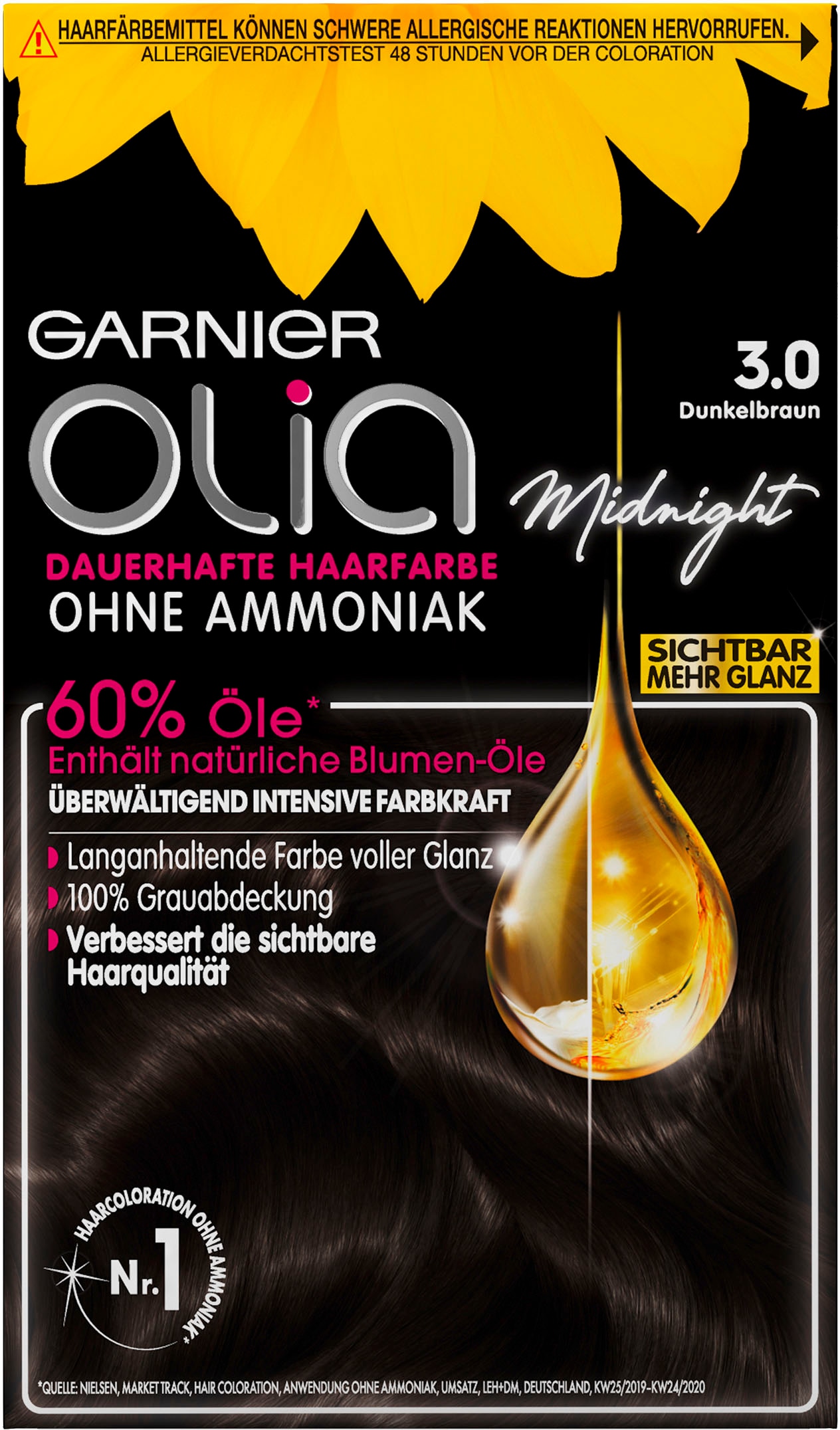 GARNIER Coloration »Olia dauerhafte Haarfarbe«, mit pflegender Formel